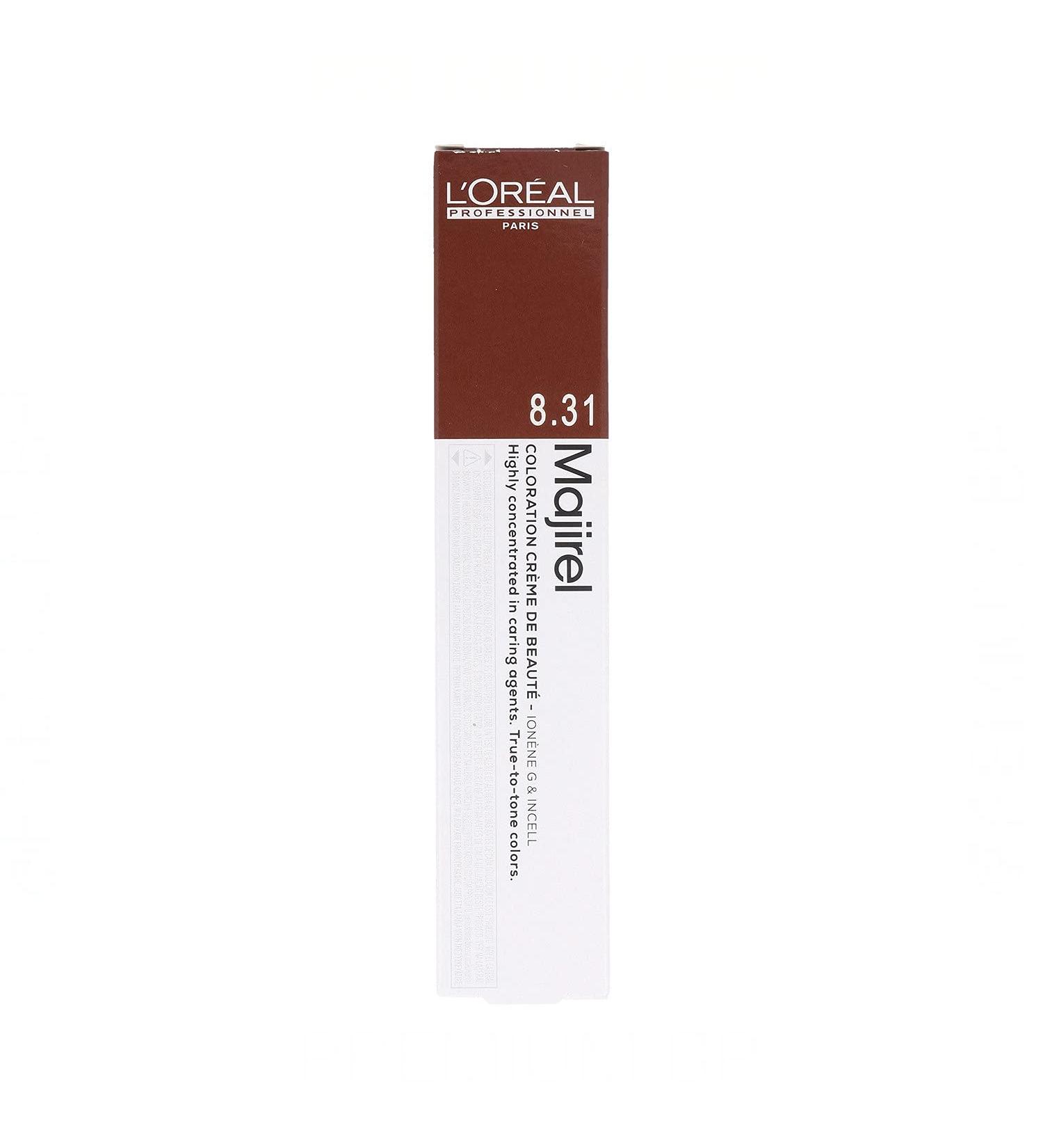 Buy 3x Loreal Majirel 8.31 Light Blonde Gold Ash Hair Color - International Shipping Available - Buy Online on GoSupps.com
