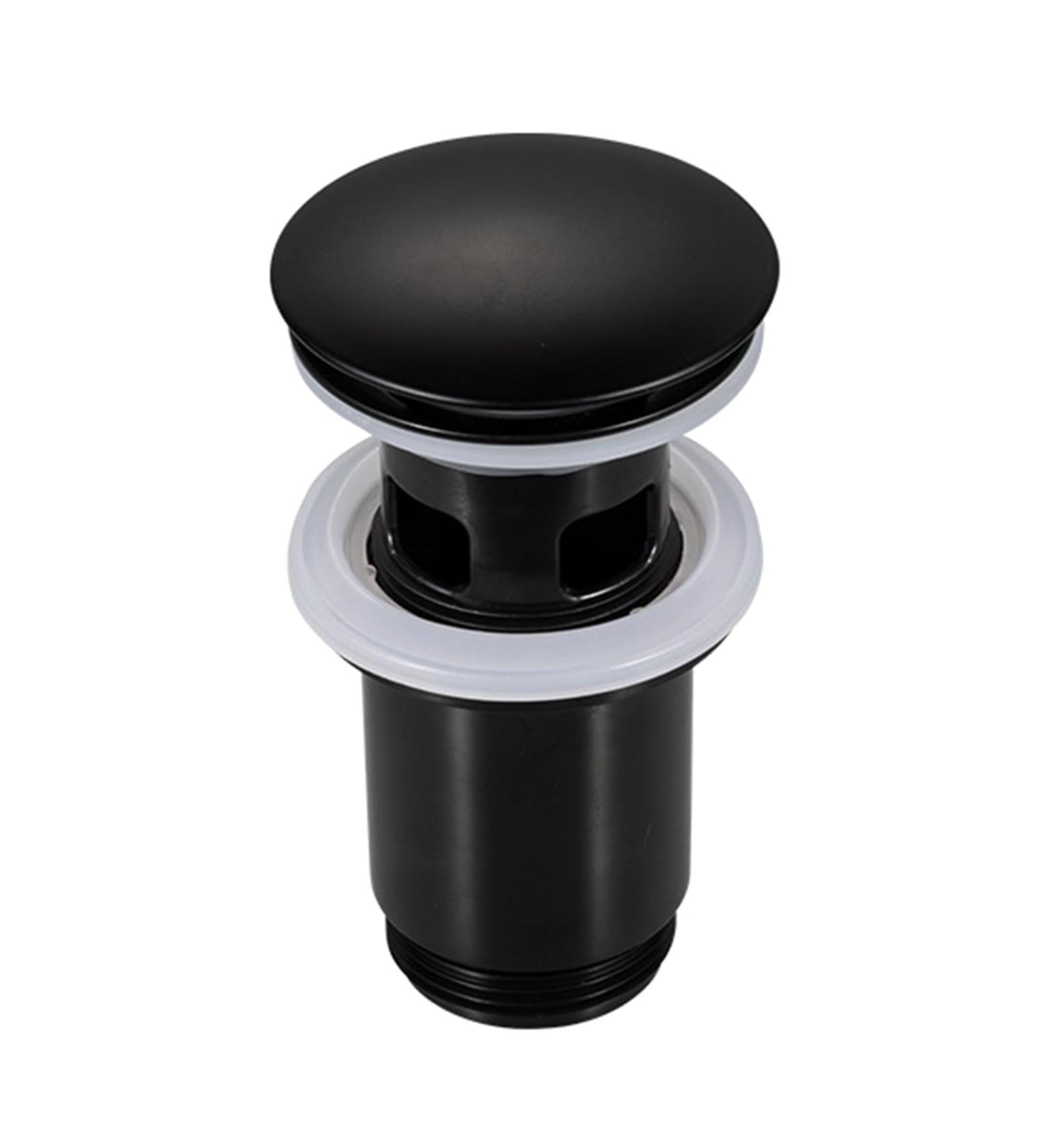 Modern Sink Drain with Rubber Seal Efficient Sink Drain Quick Water Flows Sink Drain Smooth Water Flows & Clogs Frees Simple Install Sink Drain Metal Drain Fitting Sink with Overflows Popup Valves - Buy Online on GoSupps.com