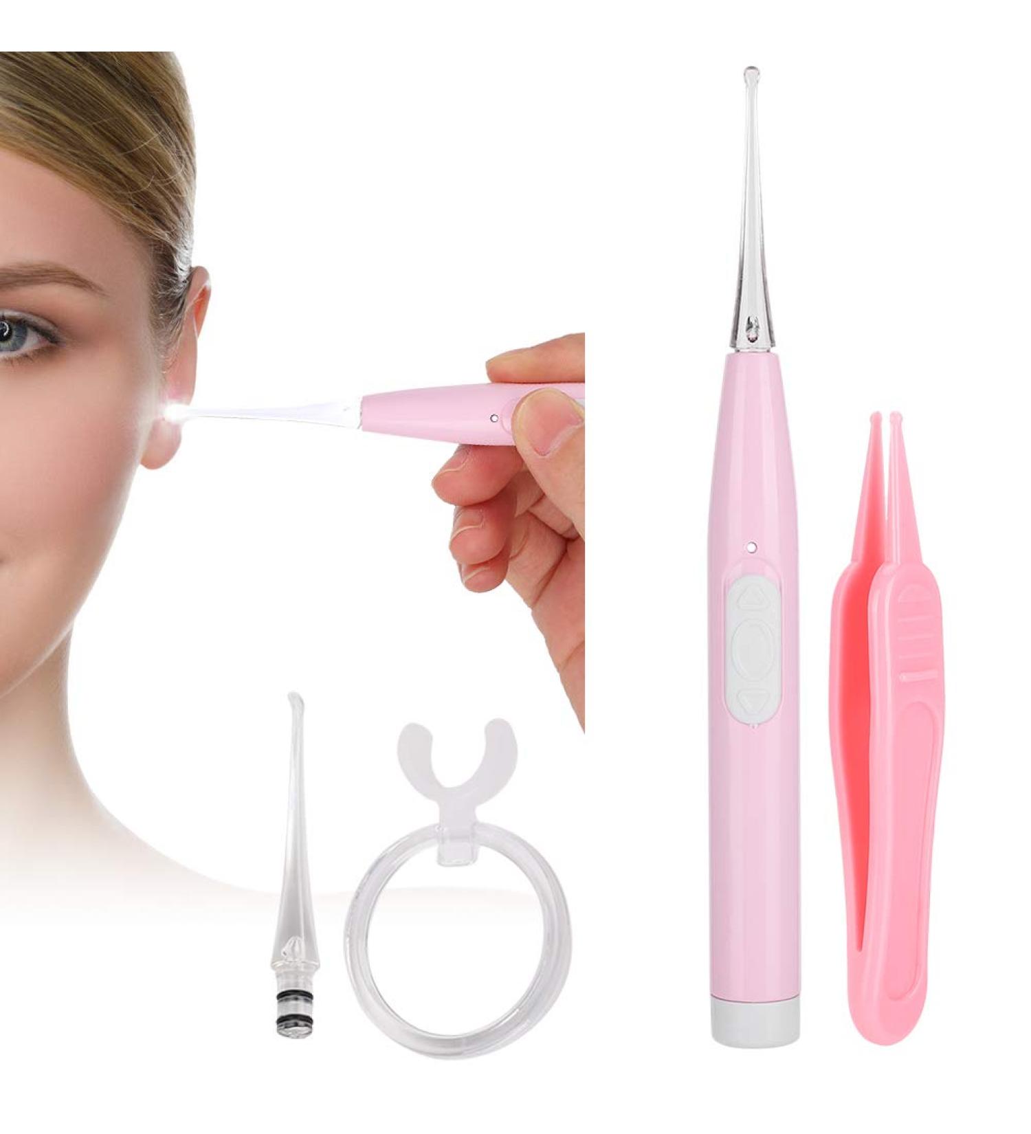USB Rechargeable Ear Cleaning Kit with LED Light | Ear Pick Set for Ear Wax Removal - Buy Online on GoSupps.com