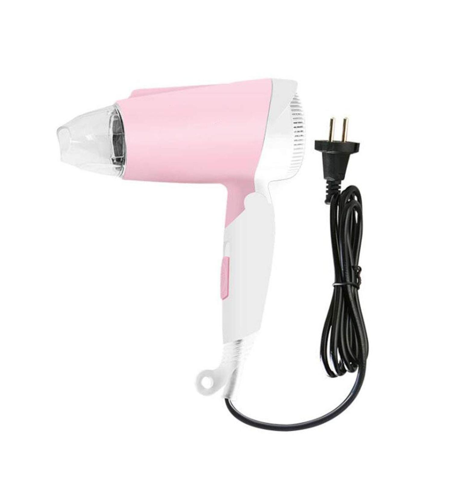 Hair Dryer Trvavel Small Mini Professional Blow Dryer with Nozzle 1600W Folding Hairdryer Long Life AC Motor Lightweight Quiet Compact Safe Standard Powerful Quick Drying Hot/Cold Small Gift - Buy Online on GoSupps.com
