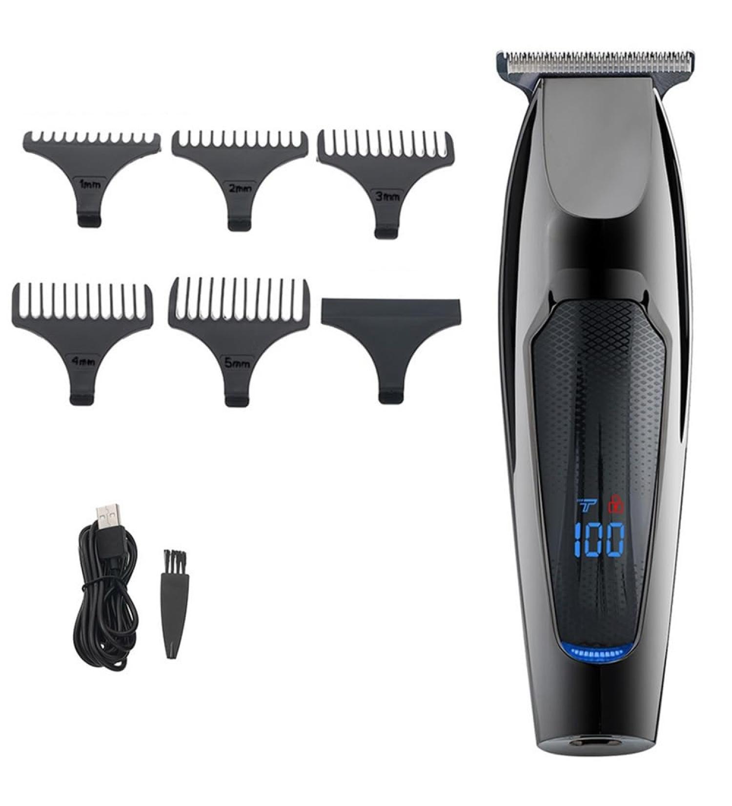 Professional Hair Clipper with LCD Display - Electric Hair Cutting Tool for Home & Salon Use - Engraving Hair Clipper Oil Included - Buy Online on GoSupps.com