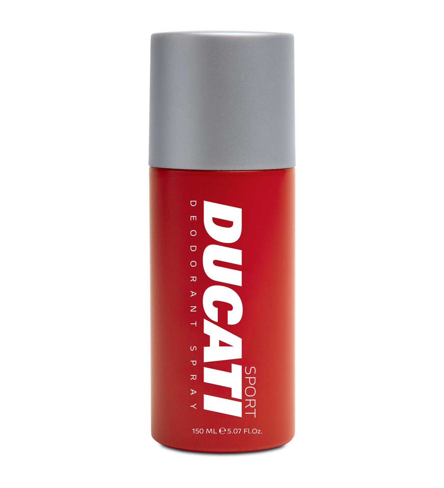 Ducati Sport Deodorant for Men - Amber Fougere Scent with Lavender Bergamot & Sandalwood - Perfect for Active Lifestyles - 5.07 oz - Buy Online on GoSupps.com