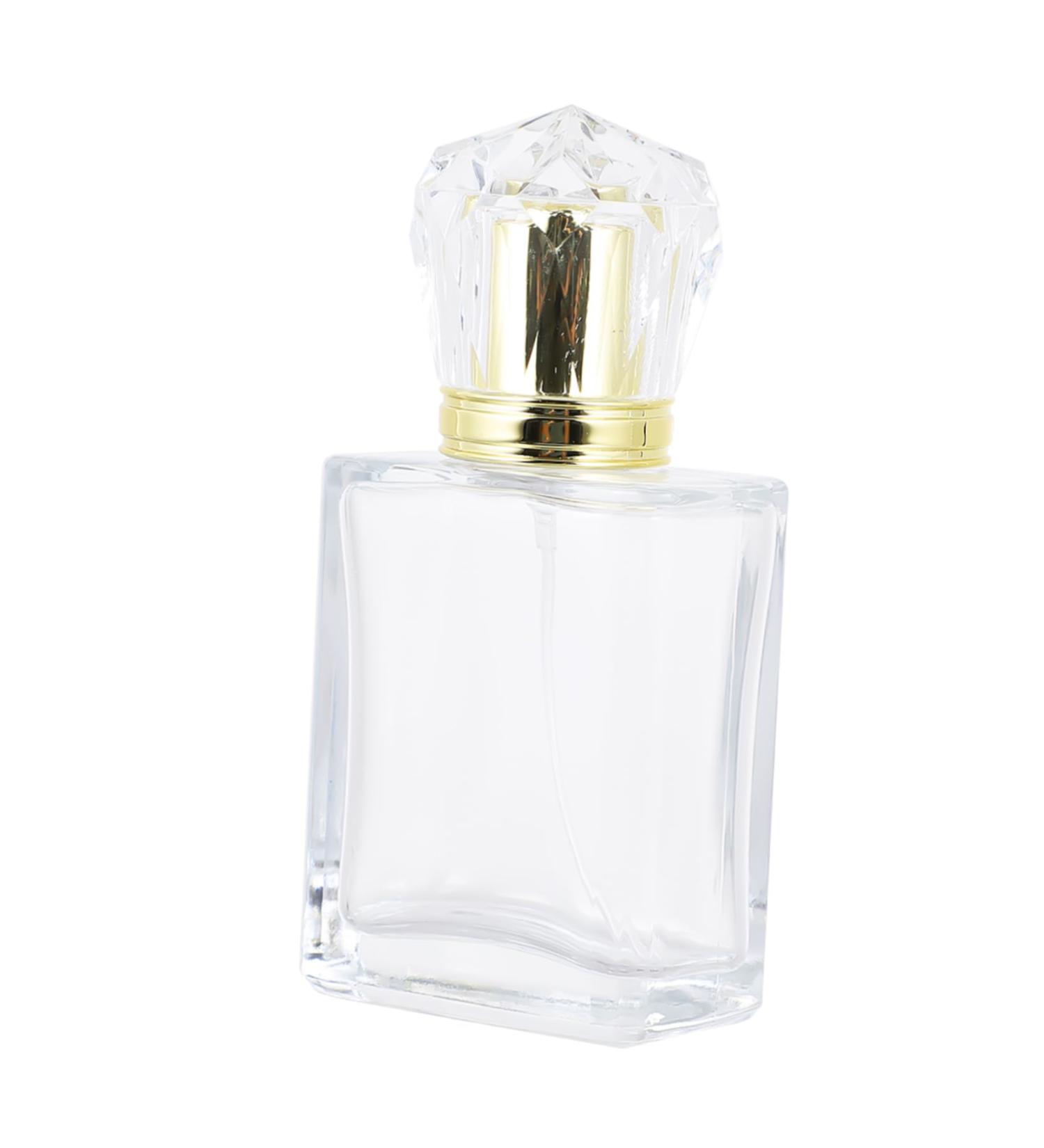 Beatifufu 1pc Perfume Spray Bottle Perfume Container Diamond- Lotion Bottle Leak Proof Bottle Mist Spray Bottle Atomizador De Perfume Mini Perfume Bottle Refillable Fine White Glass - Buy Online on GoSupps.com