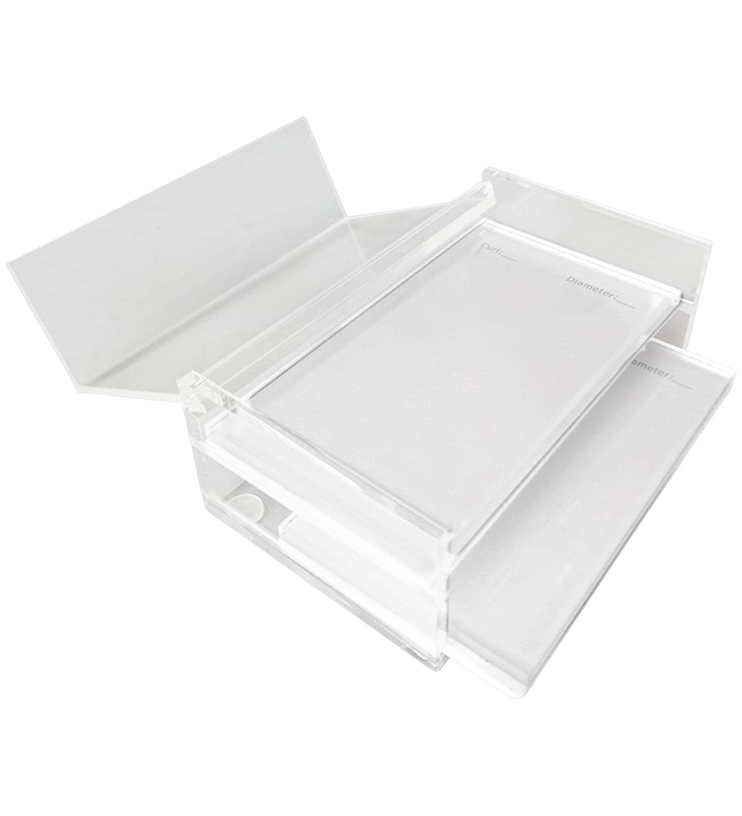 Huayeex Eyelash Organizer - Acrylic Lash Holder Display - Lash Cart Organizer Dustproof Lash Container Lash Extension Organizers and Storage for Home & Eyelash Salon - Buy Online on GoSupps.com