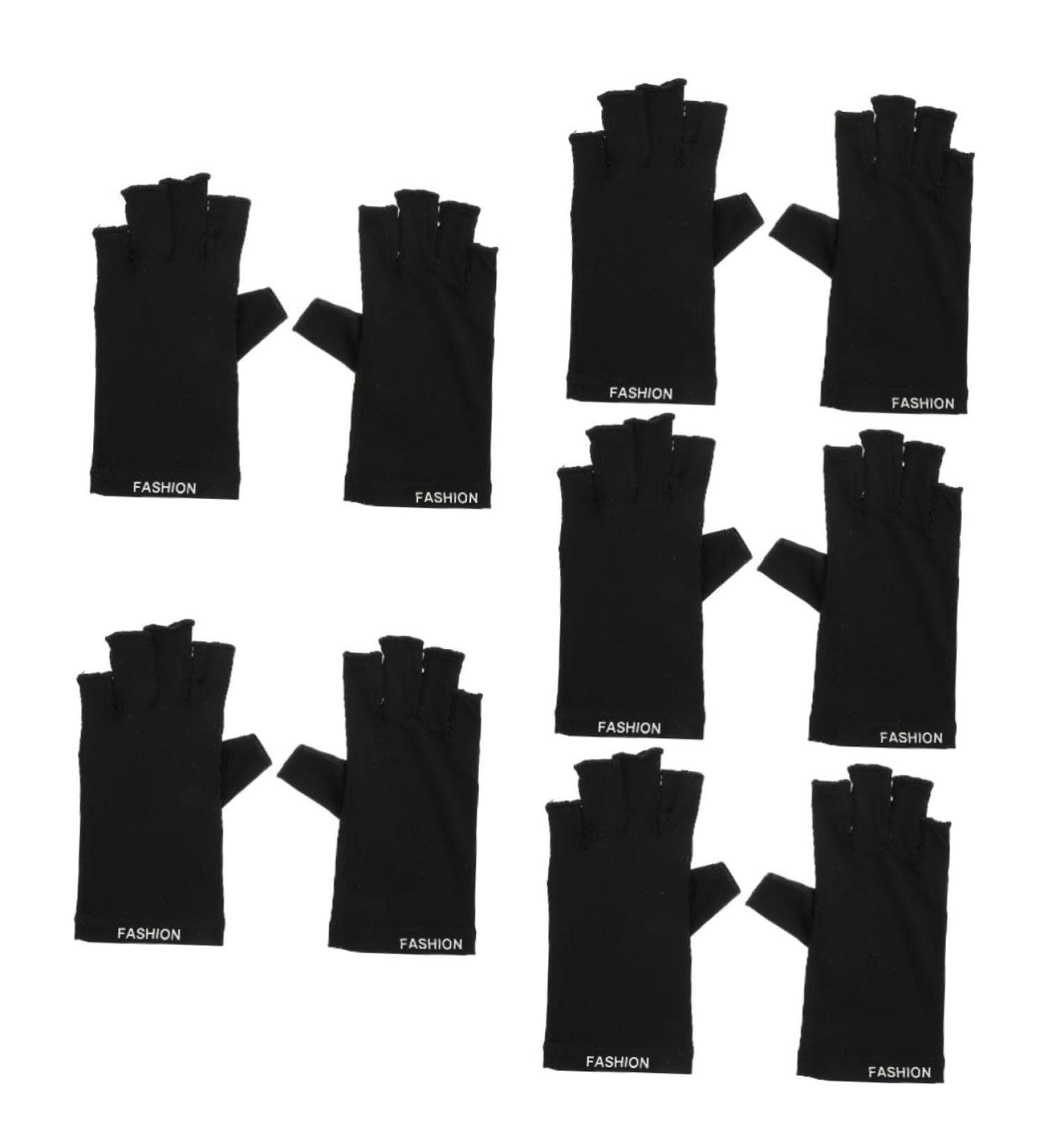 minkissy 5 Pairs Nail Protection Gloves Uv Shield Gloves Anti-uv Gloves Sun Gloves Manicure Light Gloves Manicure Tools Protective Gloves Hand Covers Ultraviolet Light Miss Hand Guard Nylon - Buy Online on GoSupps.com