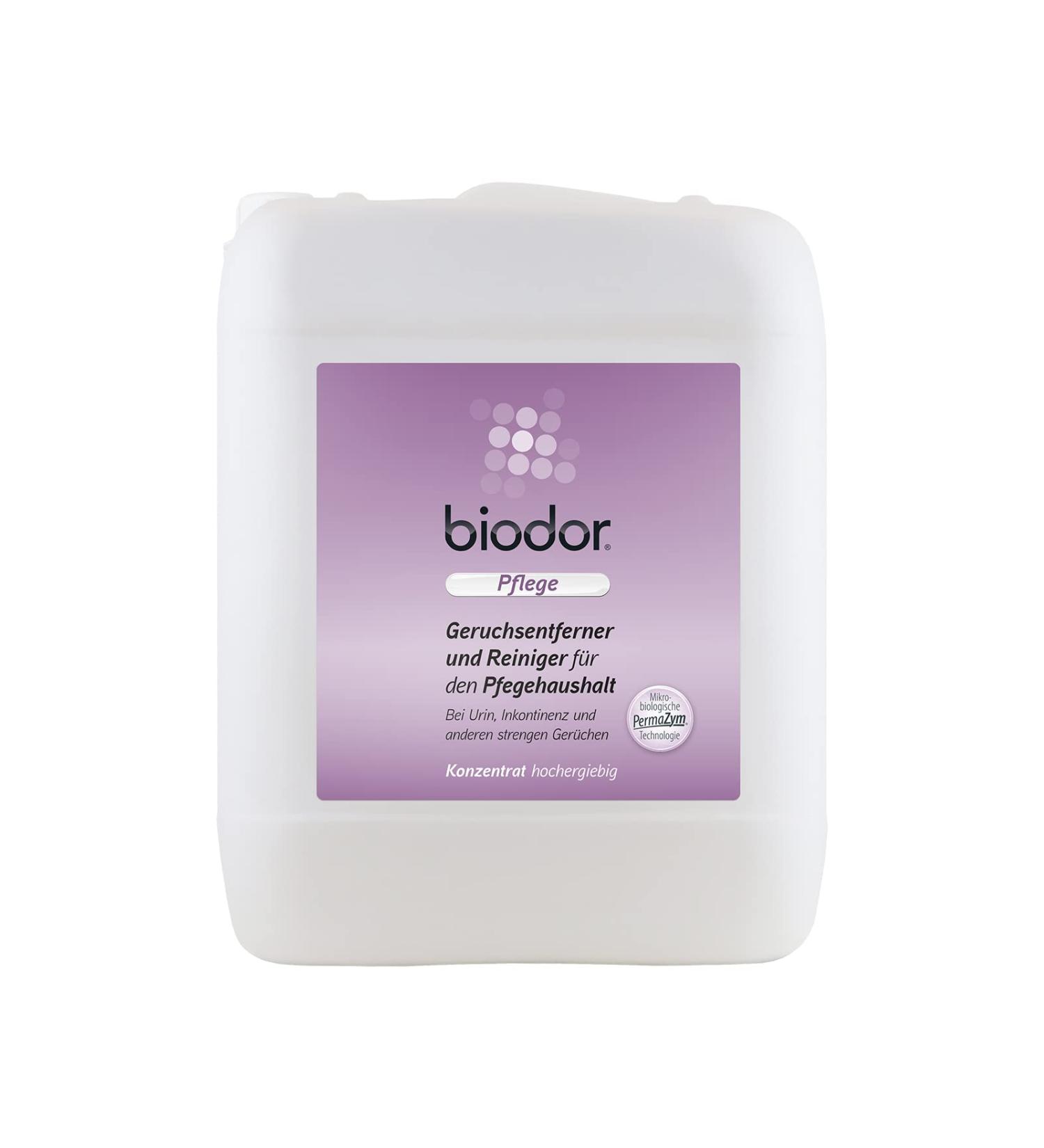 Biodor Care Concentrate 10L - Enzyme Cleaner & Odor Remover for Nursing Households | Neutralizes Urine & Incontinence Smells | Reliable 1 Pack - Buy Online on GoSupps.com