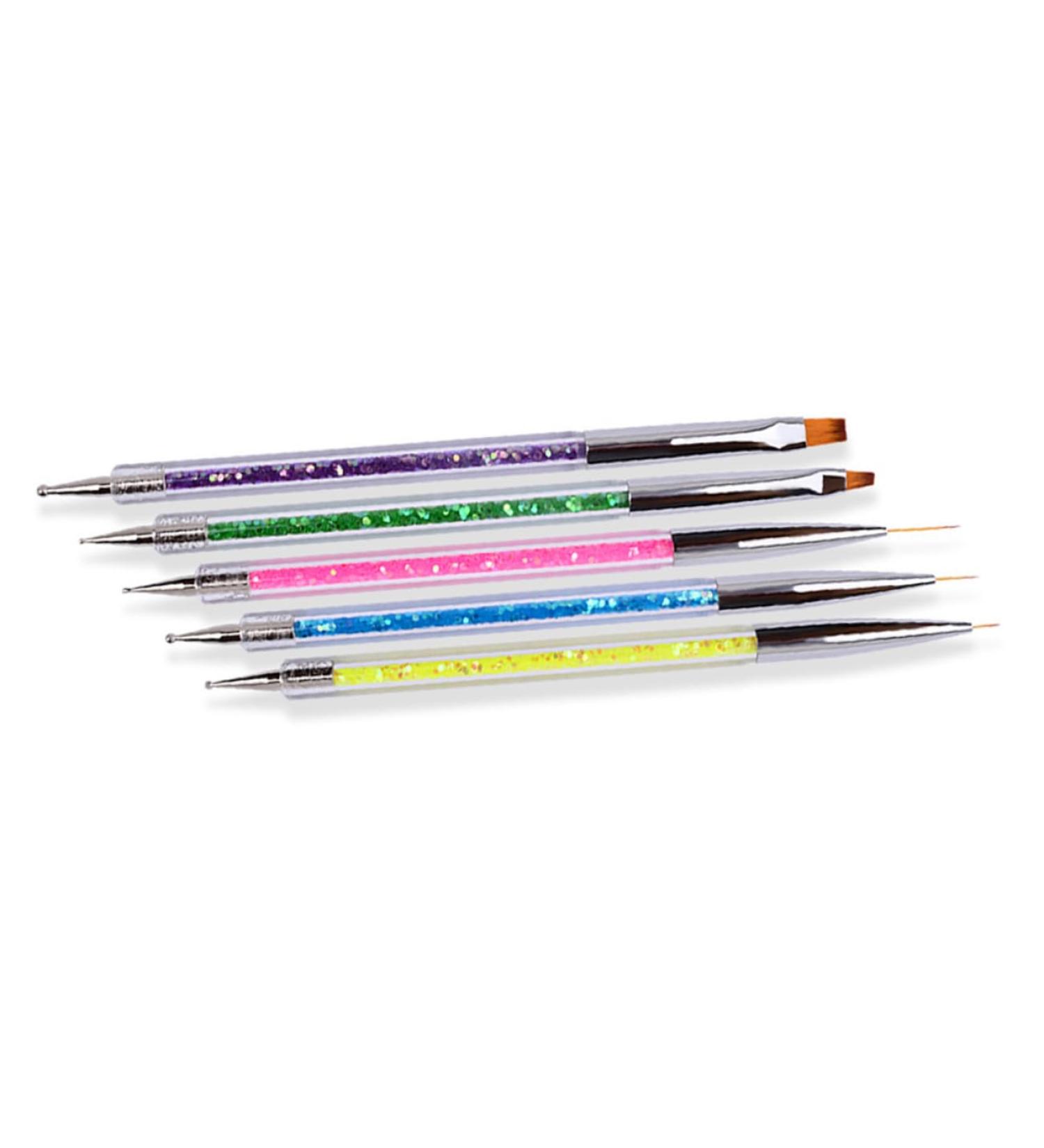 FRCOLOR Nail Dotting Pen kit manicura Nail Dotting Nail Art Nail Art UV Gel sequins drawing Nail Drawing Pen - Buy Online on GoSupps.com