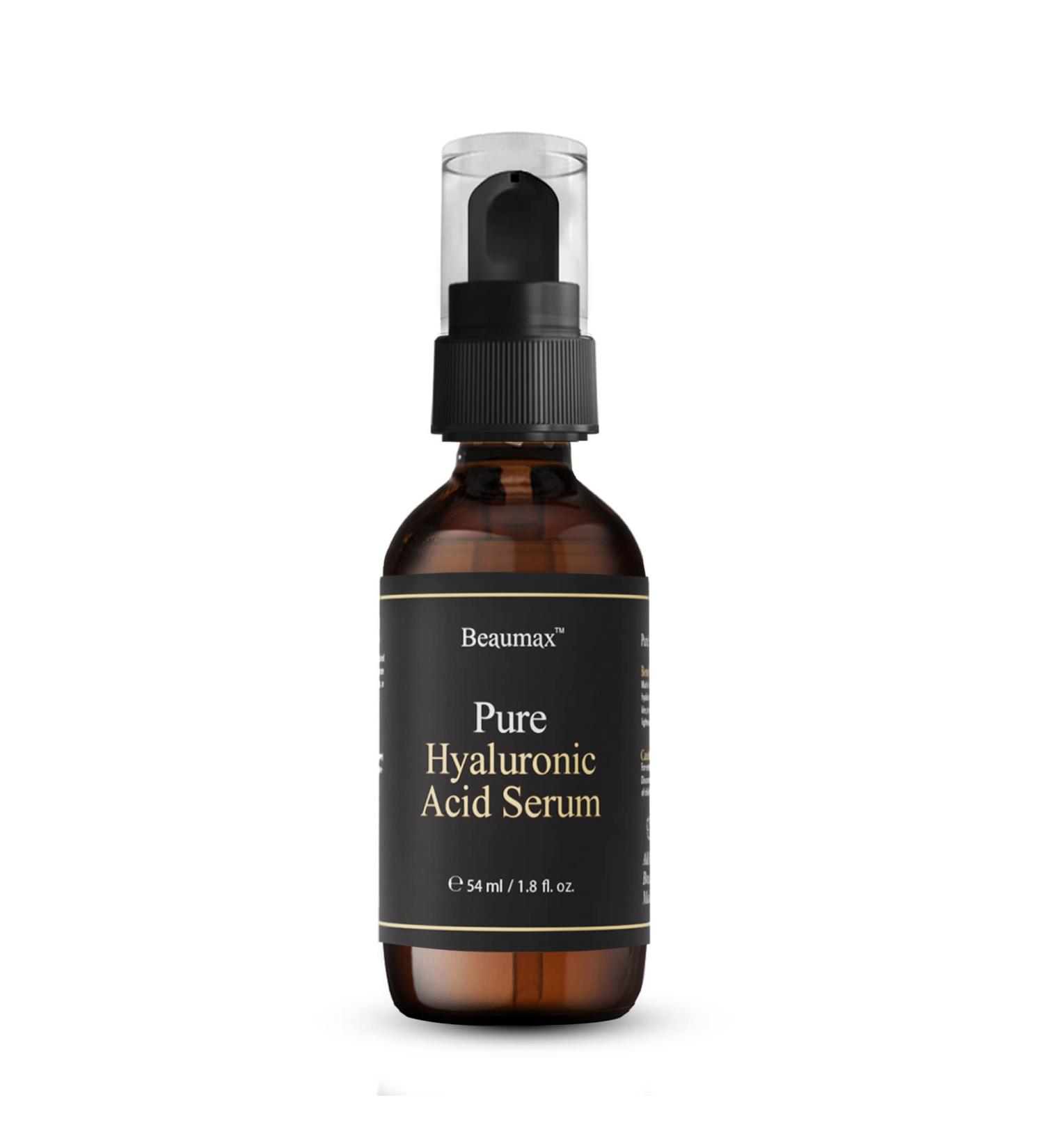 Beaumax Hyaluronic Acid Serum - Intense Moisturizer for Face - 54 ml (1.8 fl oz) - Buy Online on GoSupps.com