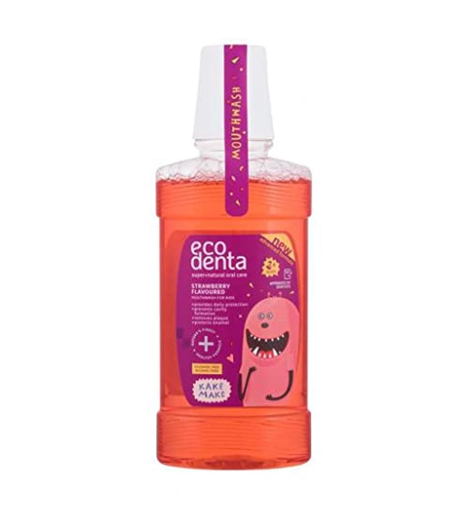 ECODENTA KAK S MAK S Strawberry flavor mouthwash 250ml