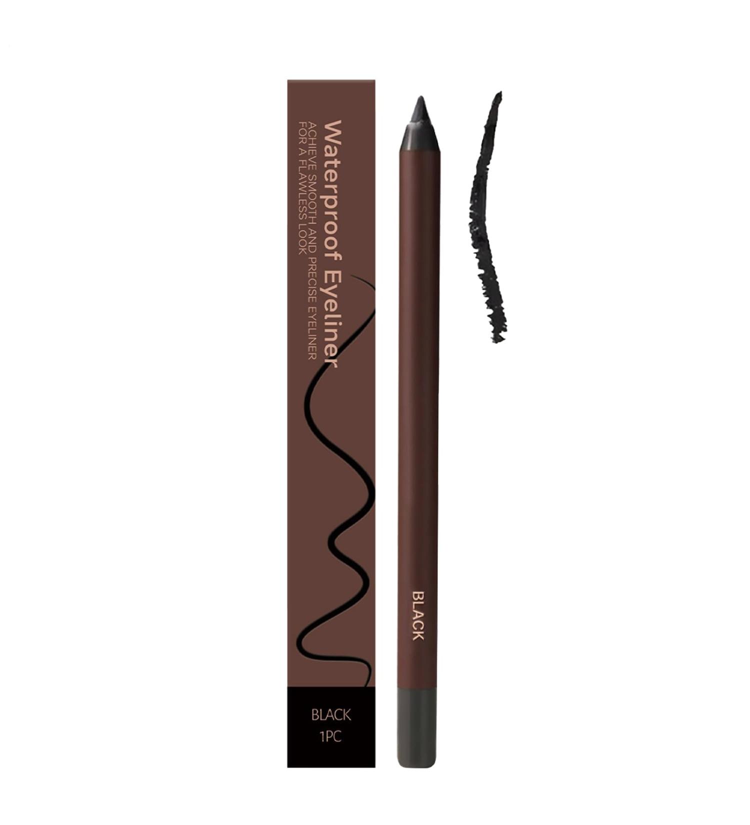  Rrlihjgu Eyeliner Pencils 2 in 1 Smudge-Proof Eyebrow Pencil and Eyeliner Pen | Smooth and Waterproof Beauty Makeup with Eyebrow Pen for Travel Swimming and Parties - Buy Online on GoSupps.com