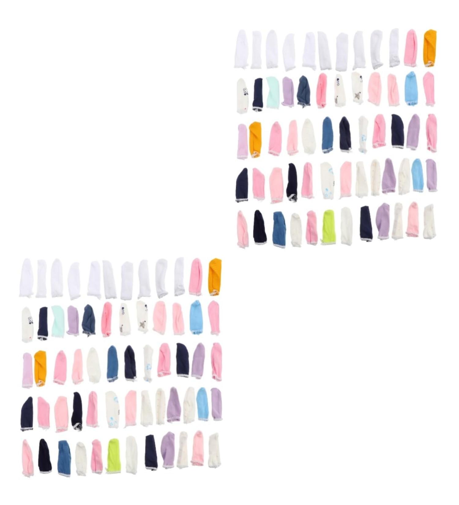 FRCOLOR 120 Pcs Pure Cotton Finger Cots - Reusable Finger Protectors for Cut and Injury Prevention | International Shipping Available - Buy Online on GoSupps.com