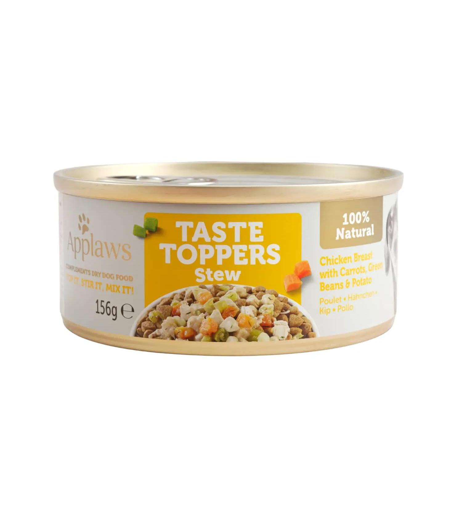 APPLAWS Dog Box Topper Assocat Chicken Vegetables 12 x 156 g