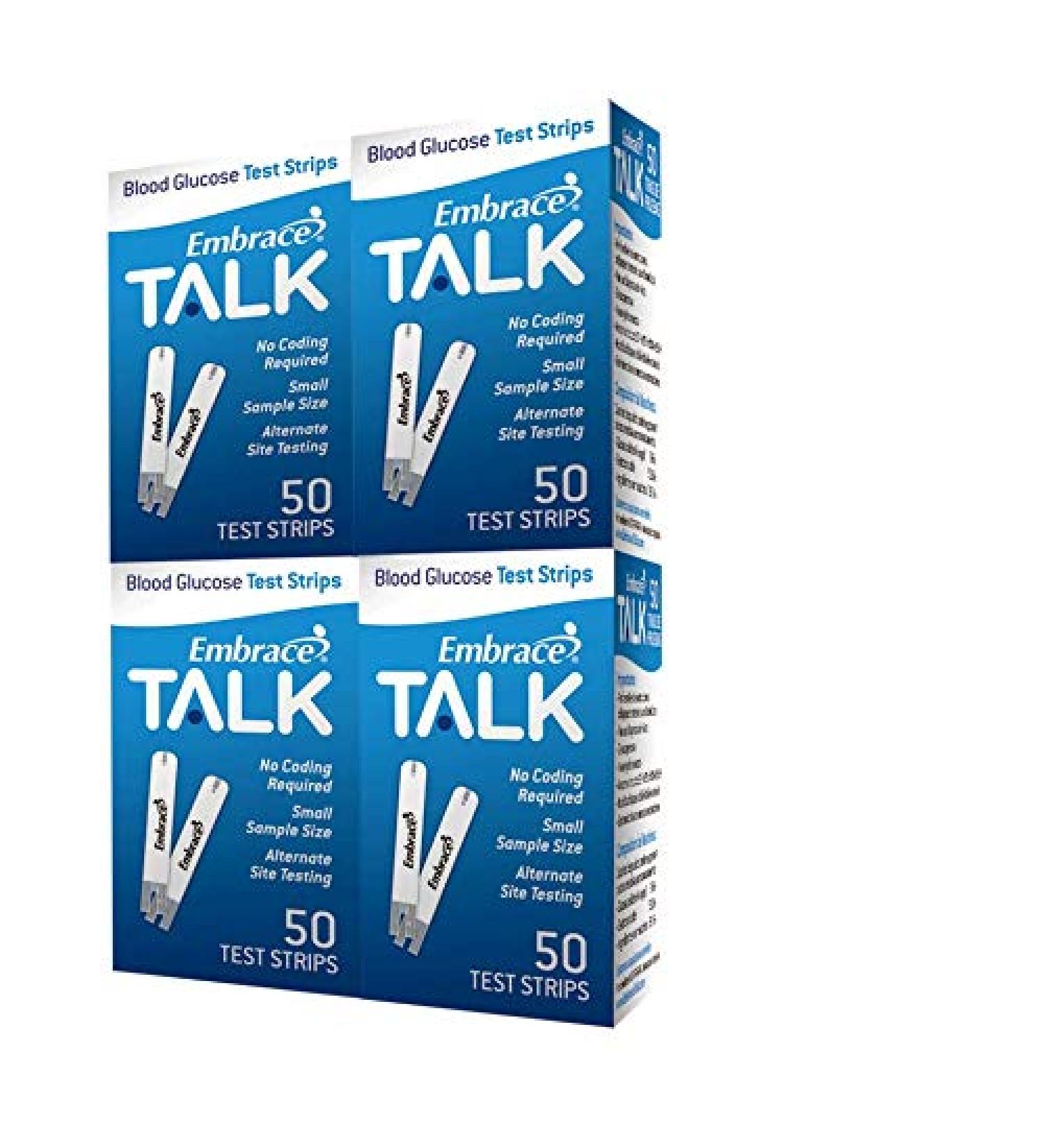 Embrace Blood Glucose Test Strips 200Ct