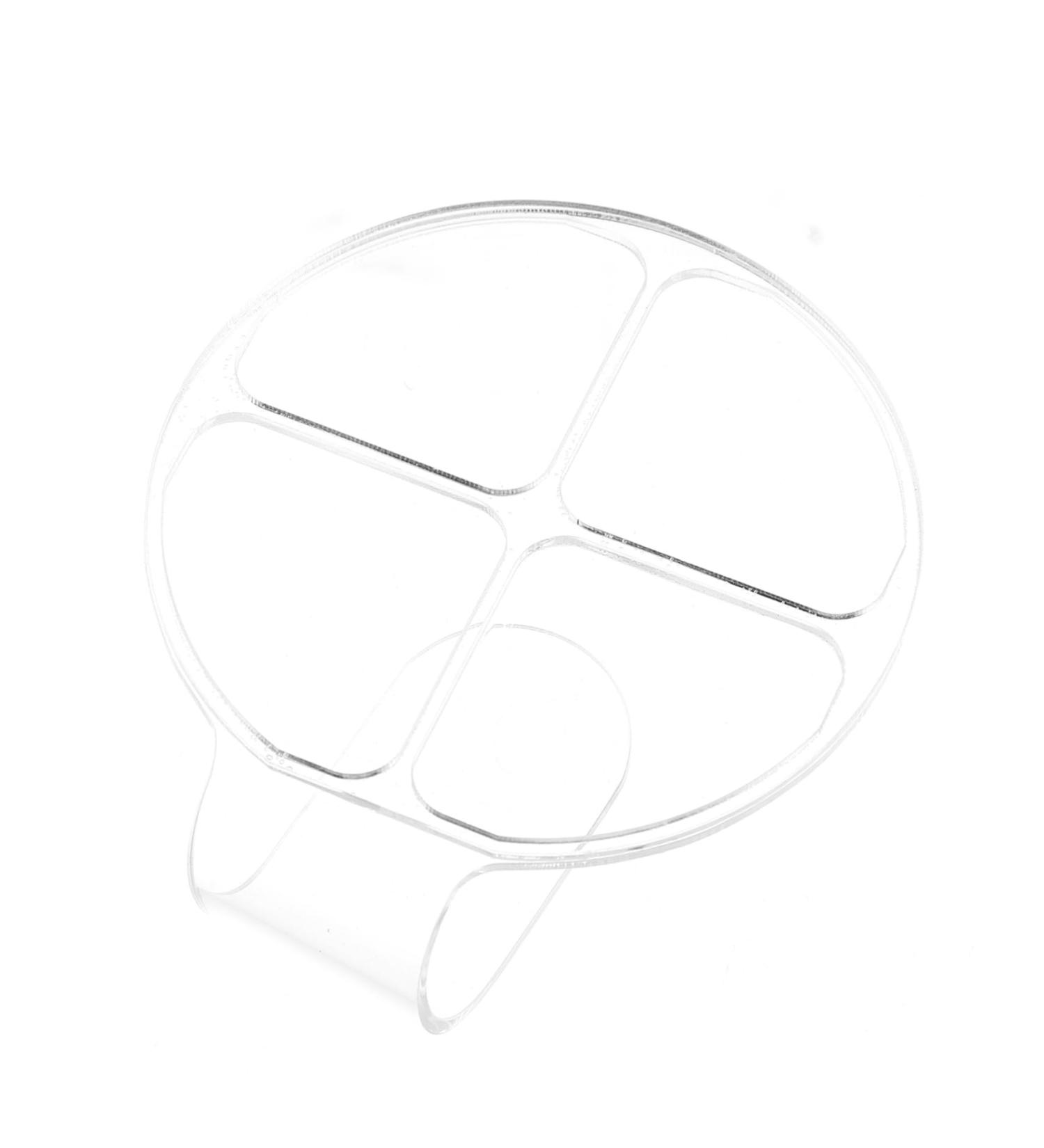 Palette de Maquillage Professionnelle Main Acrylique Plateau Transparent Compartiments pour M langer Couleurs Personnalis es Outil Portable pour Salon et Voyage - Buy Online on GoSupps.com