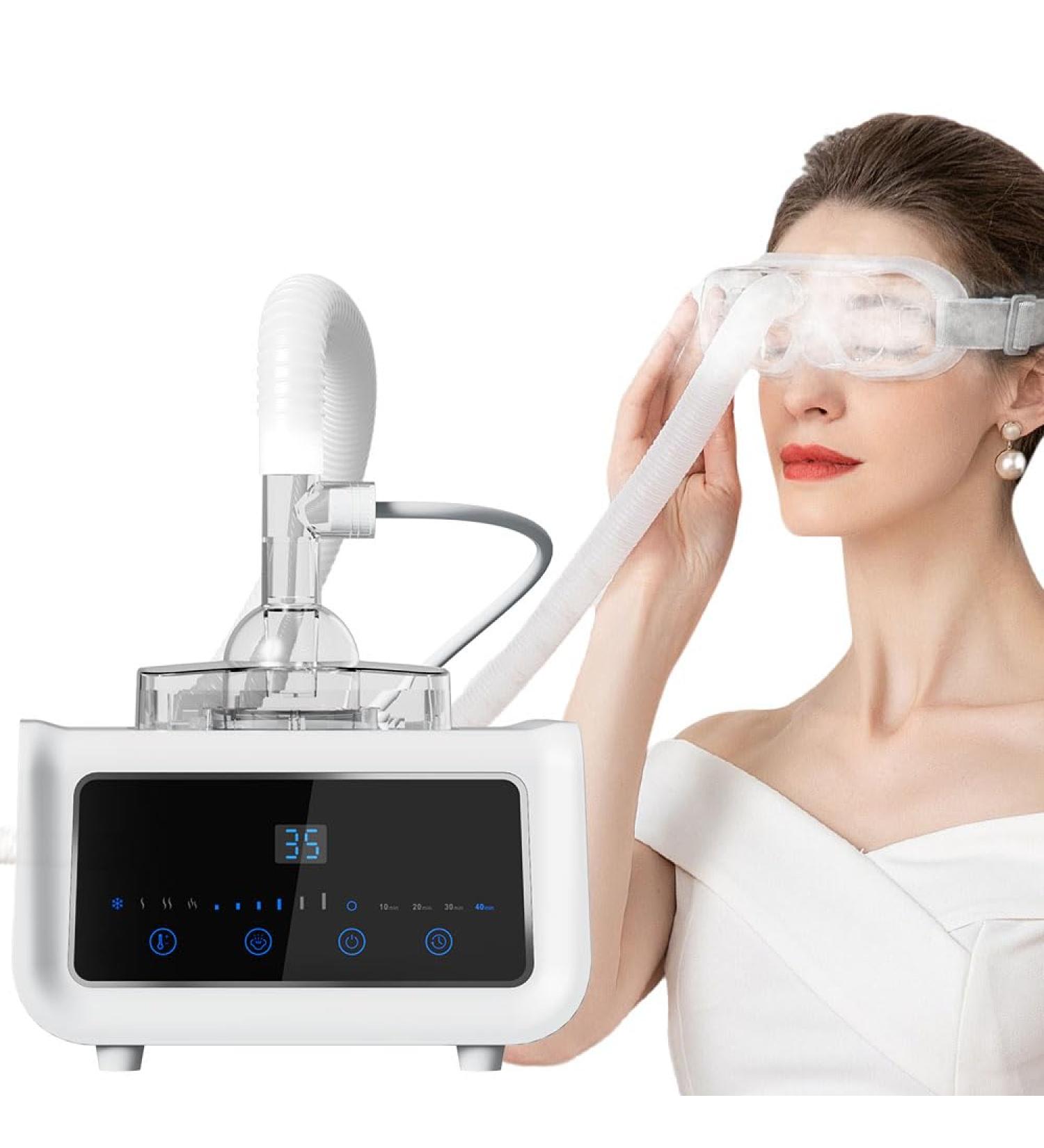 HANGSUN Powerful Dry Eye Relief Product ET100 Heated Eye Care Device Moist Heat Treatment with High Concentration Steam for Tired Sore or Dry Eyes - Buy Online on GoSupps.com