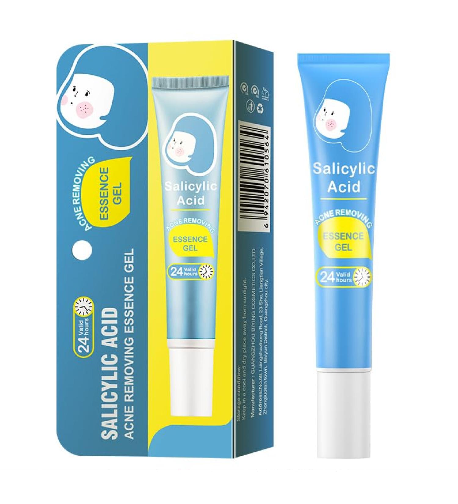 0.5% Salicylic Acid Acne Treatment Gel - Gentle Daily Formula for Sensitive Skin, Oil-Free Hydrating Face Gel, Blackhead & Pimple Remover, Non-Comedogenic (0.7 fl oz) 0.7 Fl Oz (Pack of 1) - Buy Online on GoSupps.com