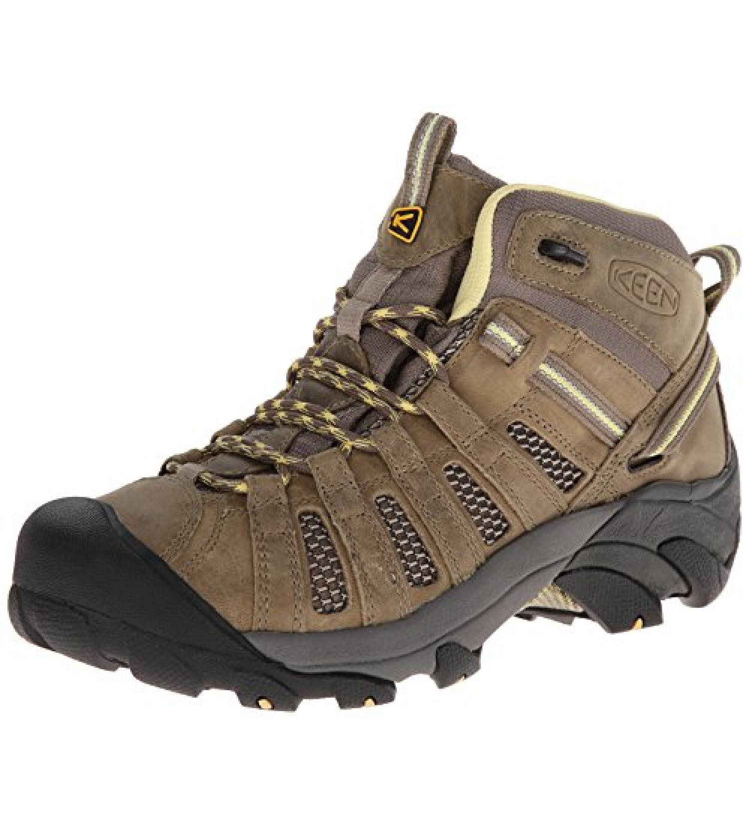 KEEN Women's Voyageur Mid Hiking Boots - Brindle/Custard - Size 7 - Buy Online on GoSupps.com