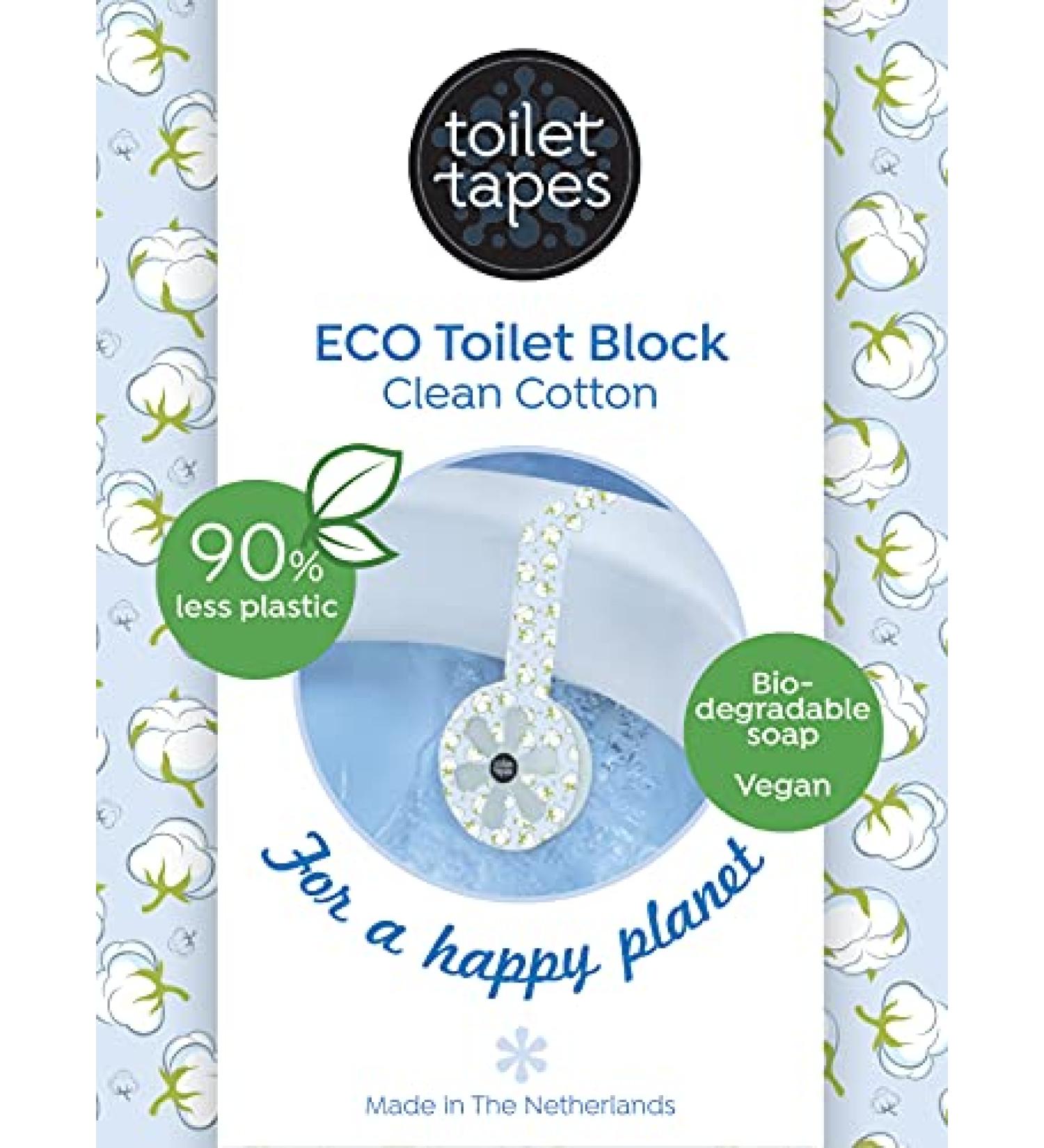 Eco-Friendly Toilet Tapes Box Set | 160+ Rinsings | 90% Less Plastic | Clean Cotton Scent | 14-Pack - Buy Online on GoSupps.com