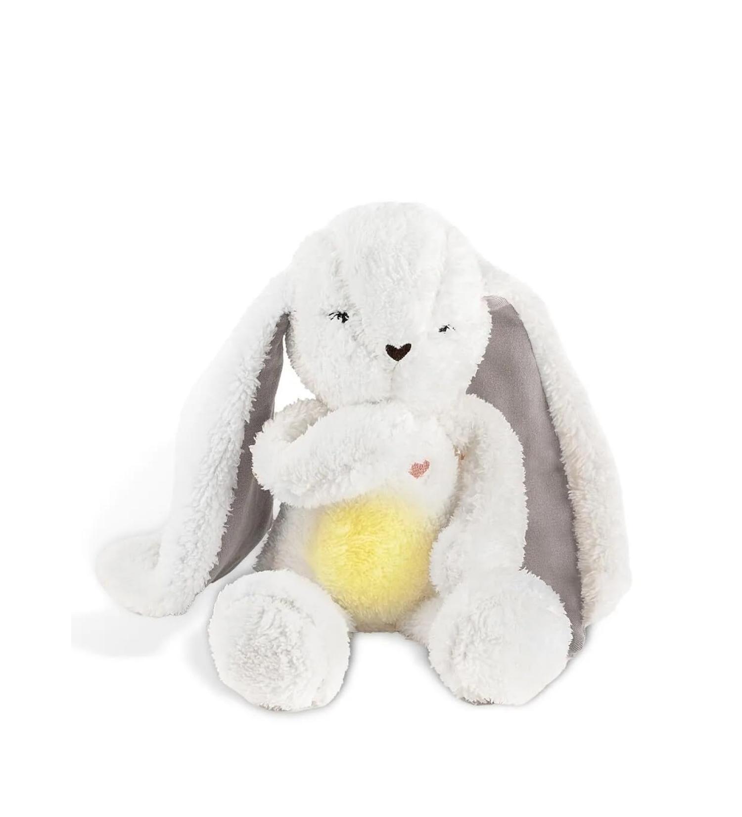 myHummy 5-in-1 Slumber Bunny - Ecru-Gray | Sleep Aid & Night Light for Babies - International Shipping Available - Buy Online on GoSupps.com