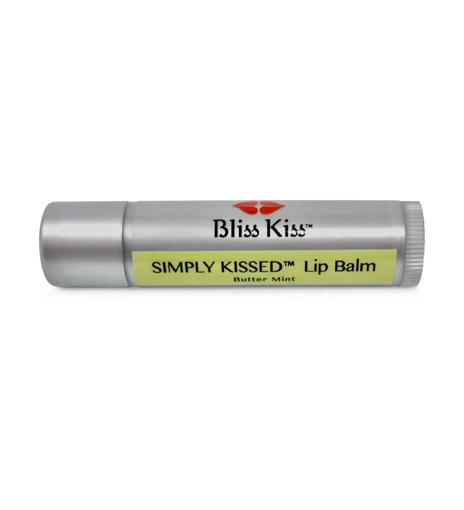 Bliss Kiss Butter Mint Intense Moisturizing Lip Balm - Hydrating & Softening Chapstick - Buy Online on GoSupps.com