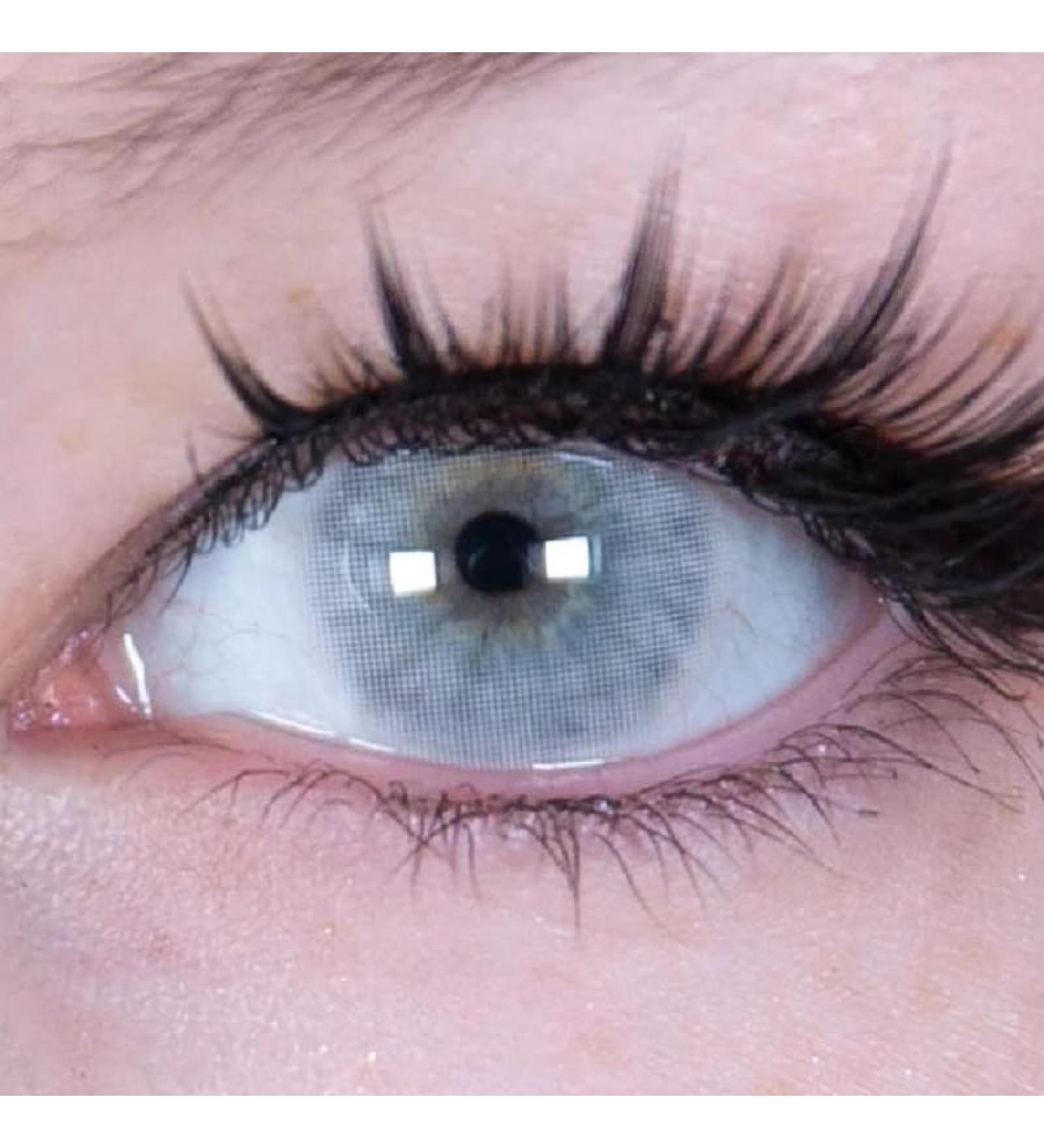 Very Strong Gray Contact Lens Containers 14.20mm 0.00 Dioptria 2 Pieces Icy Gray Lenses for Perfect Gray Coverage - Buy Online on GoSupps.com