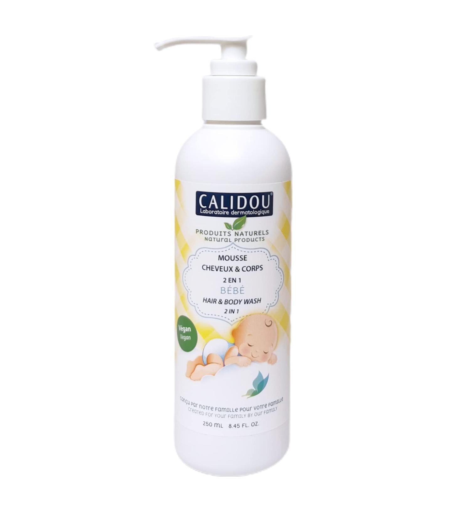 CALIDOU Shower Gel | 100% Natural | Vegan | for kids & baby | Antioxidants Extract Keep Skin Moisturized | Protect the delicate skin Respect the skin's delicate PH balance Sulfate FREE No SLS | Made in CANADA (Baby) - Buy Online on GoSupps.com