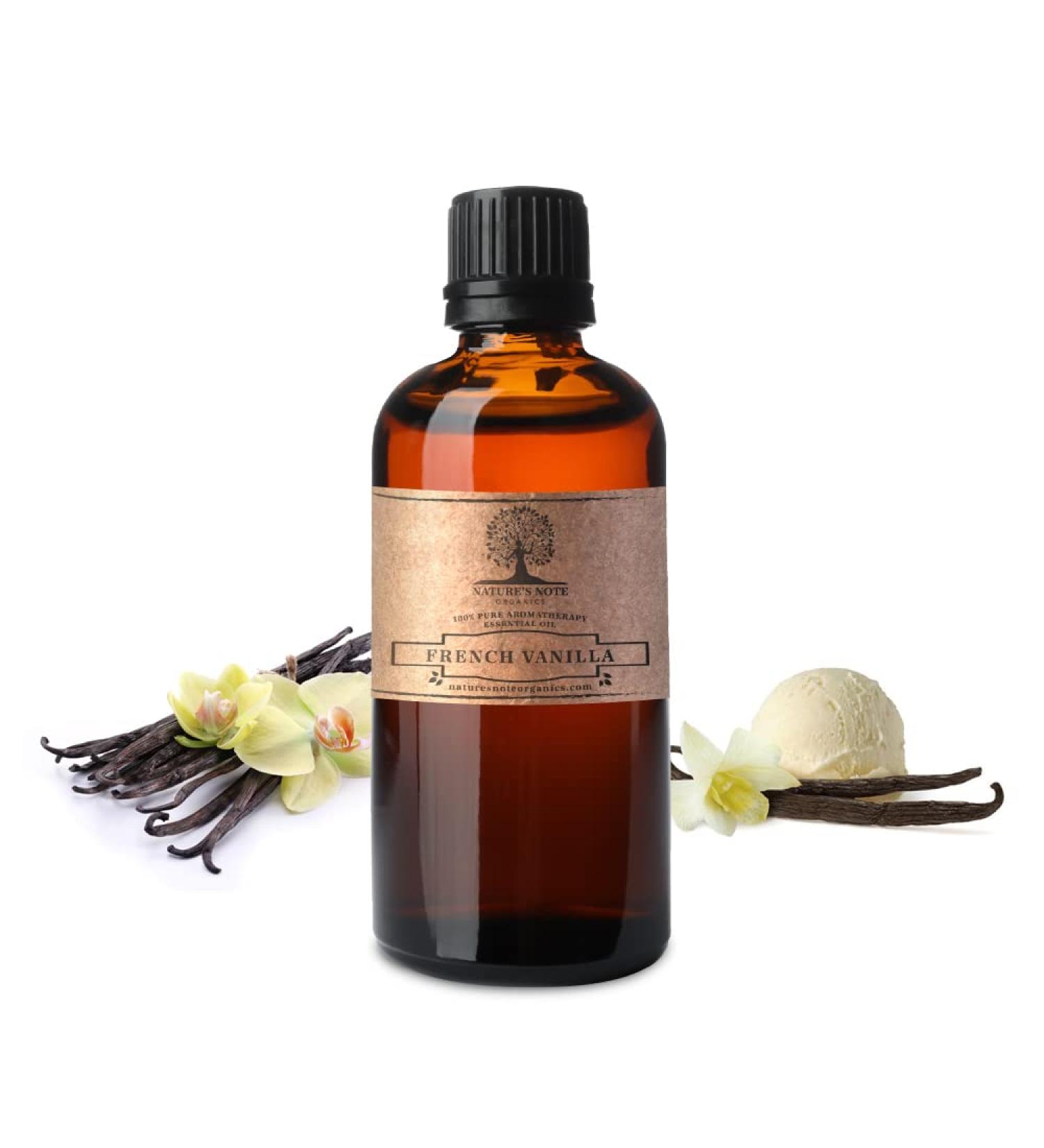 French Vanilla - 100% Pure Grade Essential Oil by Nature's Note Organics - 0.3 Fl Oz 1 Fl Oz (Pack of 1) - Buy Online on GoSupps.com