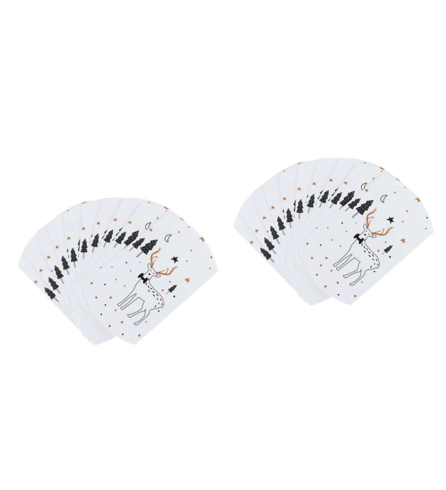 Abaodam 20 Pcs Candy Xmas Party Bags Christmas Baking Carton Modeling Box - Buy Online on GoSupps.com