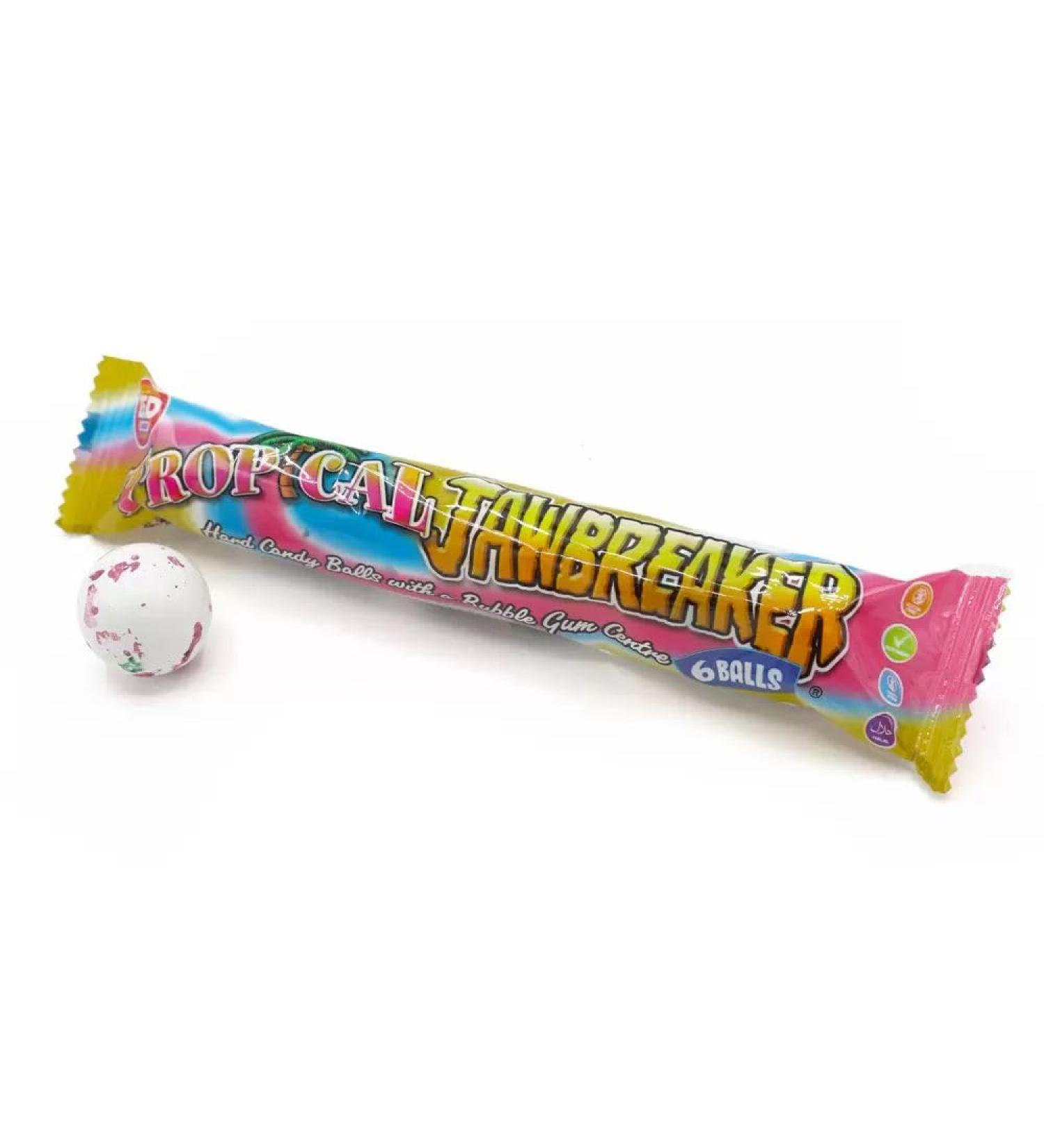 Tropical Jawbreaker - 24 (Box) Bubblegum Sweets