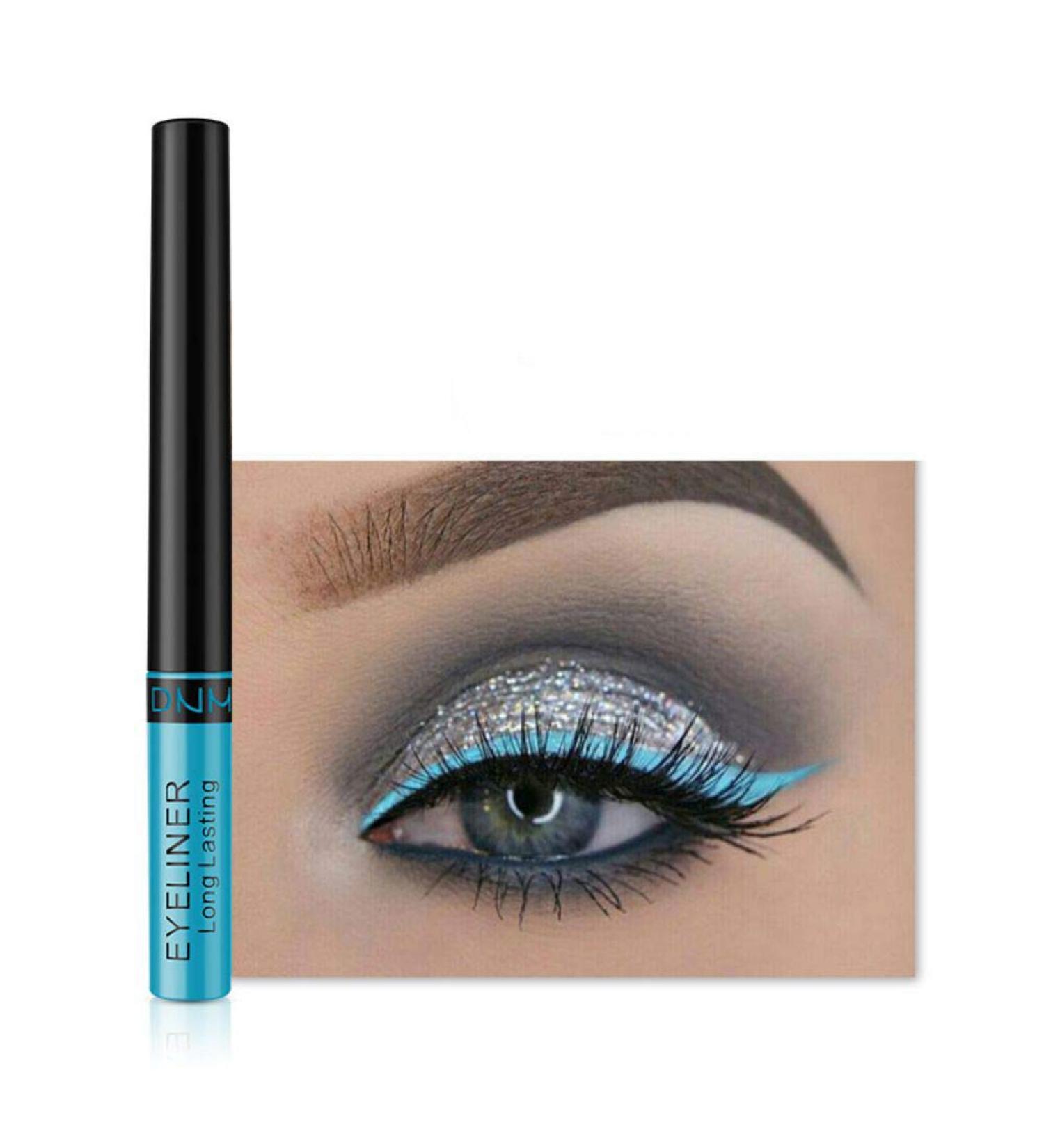 Allbestaye Waterproof Matte Color Eyeliner - Blue Purple Green White Brown | International Shipping Available - Buy Online on GoSupps.com
