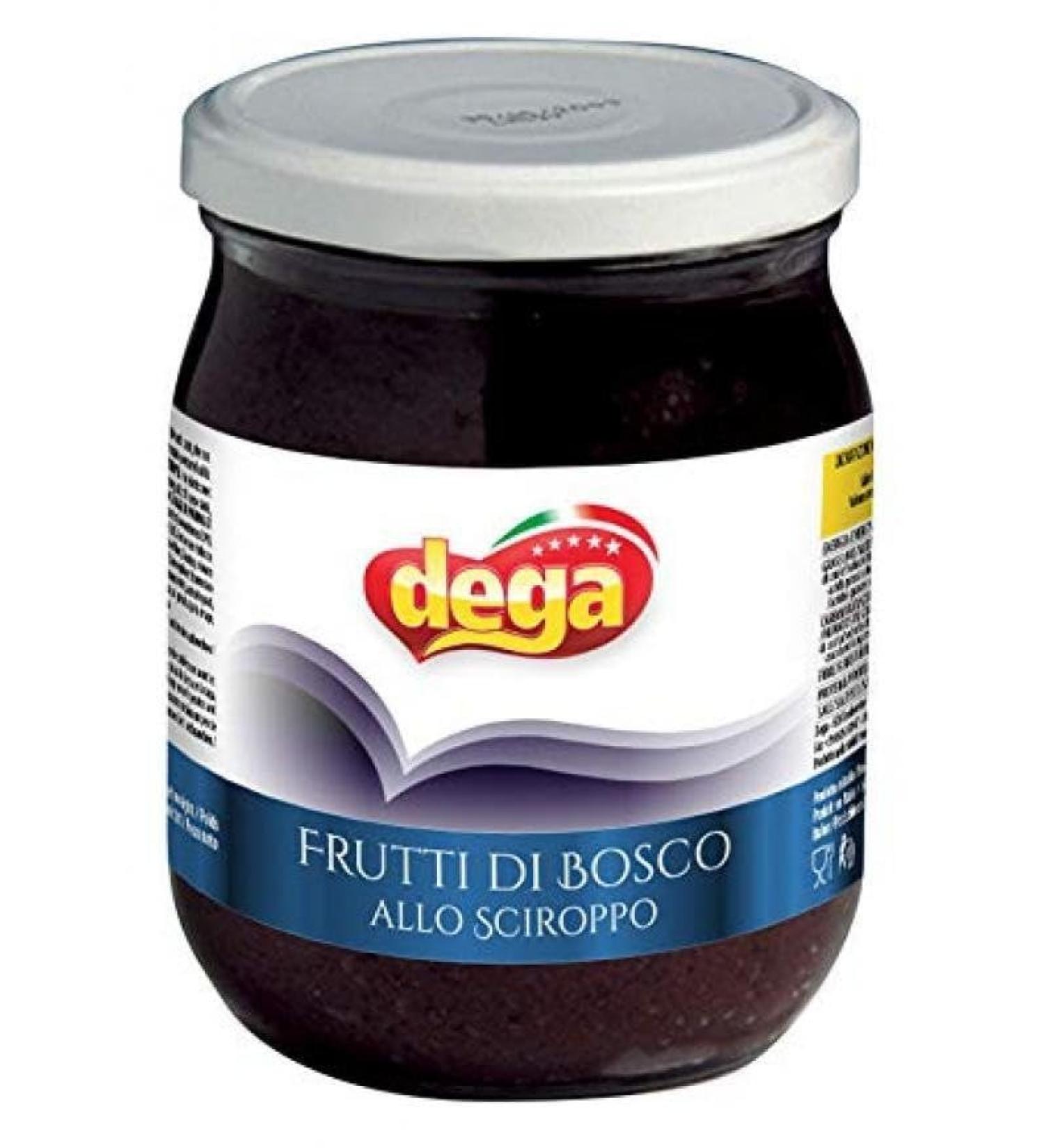 DEGA Frutti di Bosco Fruit Syrup 580 ml