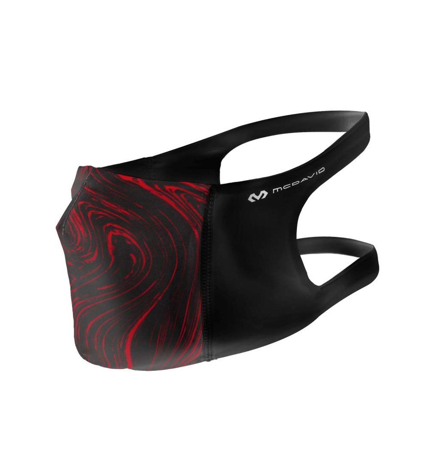 McDavid Men's Athletic Supporter Jock Strap - Stretch Mesh Bag 2 Pieces (Black/Red/SW) - Optimal Protection for Sports - Buy Online on GoSupps.com