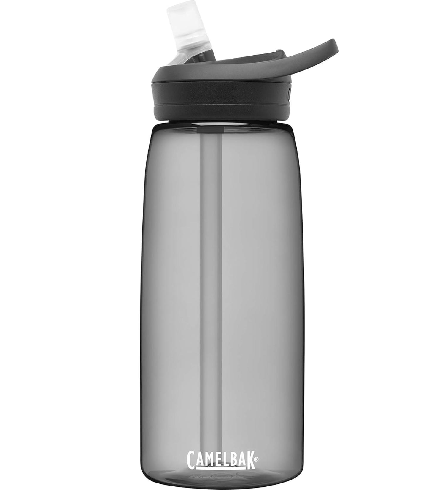 CamelBak eddy+ 32oz Water Bottle with Tritan Renew Straw Top - Charcoal | 1L - Buy Online on GoSupps.com