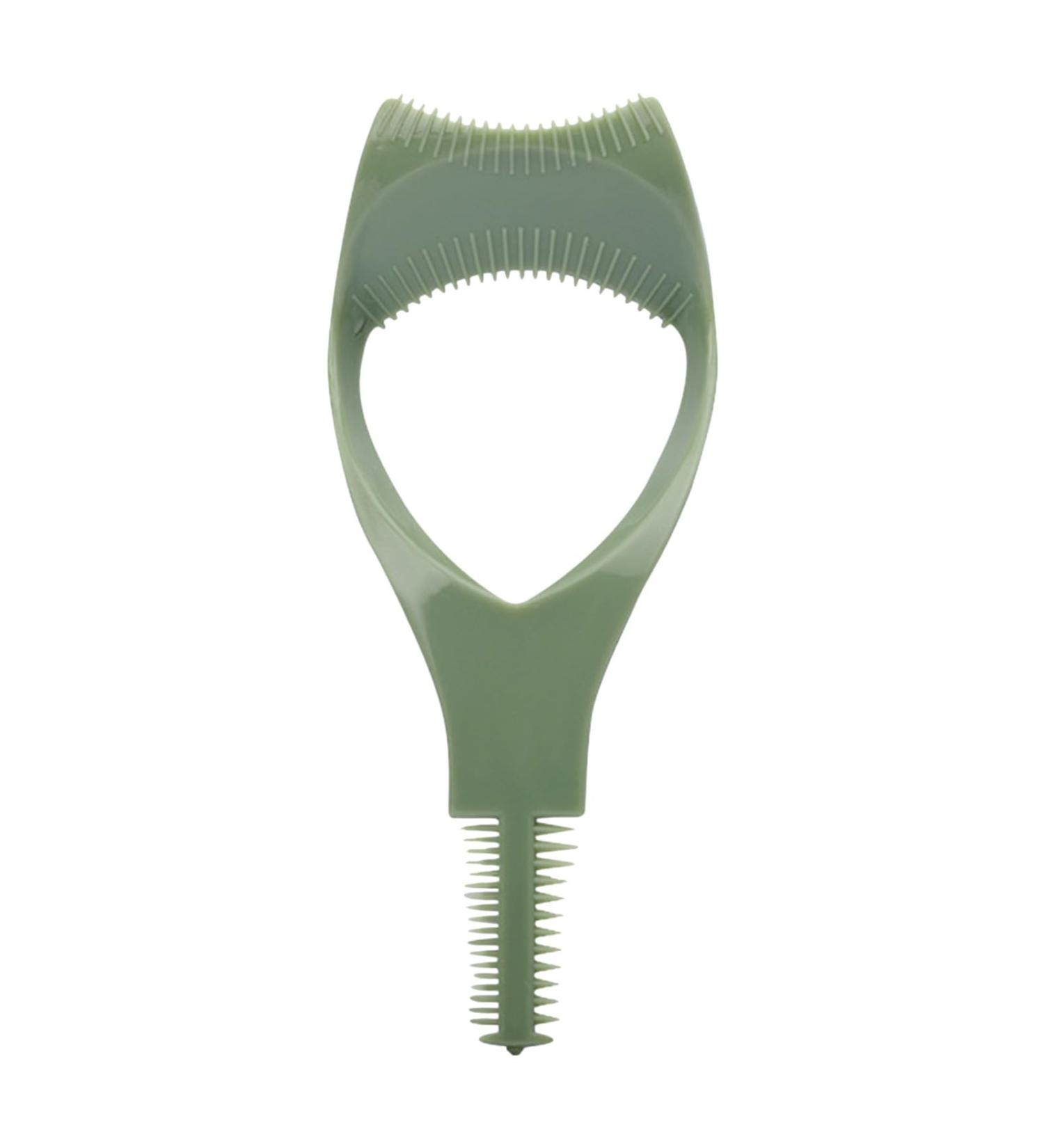 Eyelashes Tools Mascara Shield Applicator Guard - Eyelash Guide Helper with Eyelash Eyelash Applicator Tool P-lastic Mascara Shield Makeup Accessories for Women Girls Ladies Green - Buy Online on GoSupps.com