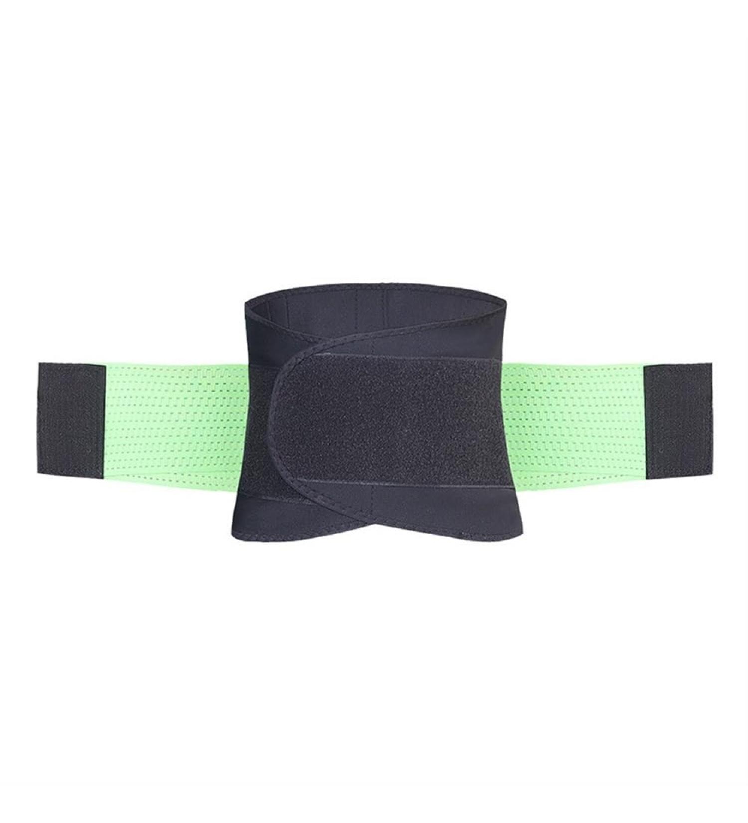 Summer Lumbar Support Belt for Men & Women - Decompression Waist Trainer for Back Pain Relief Herniated Disc & Sciatica - Compression Support in G S Green - Buy Online on GoSupps.com