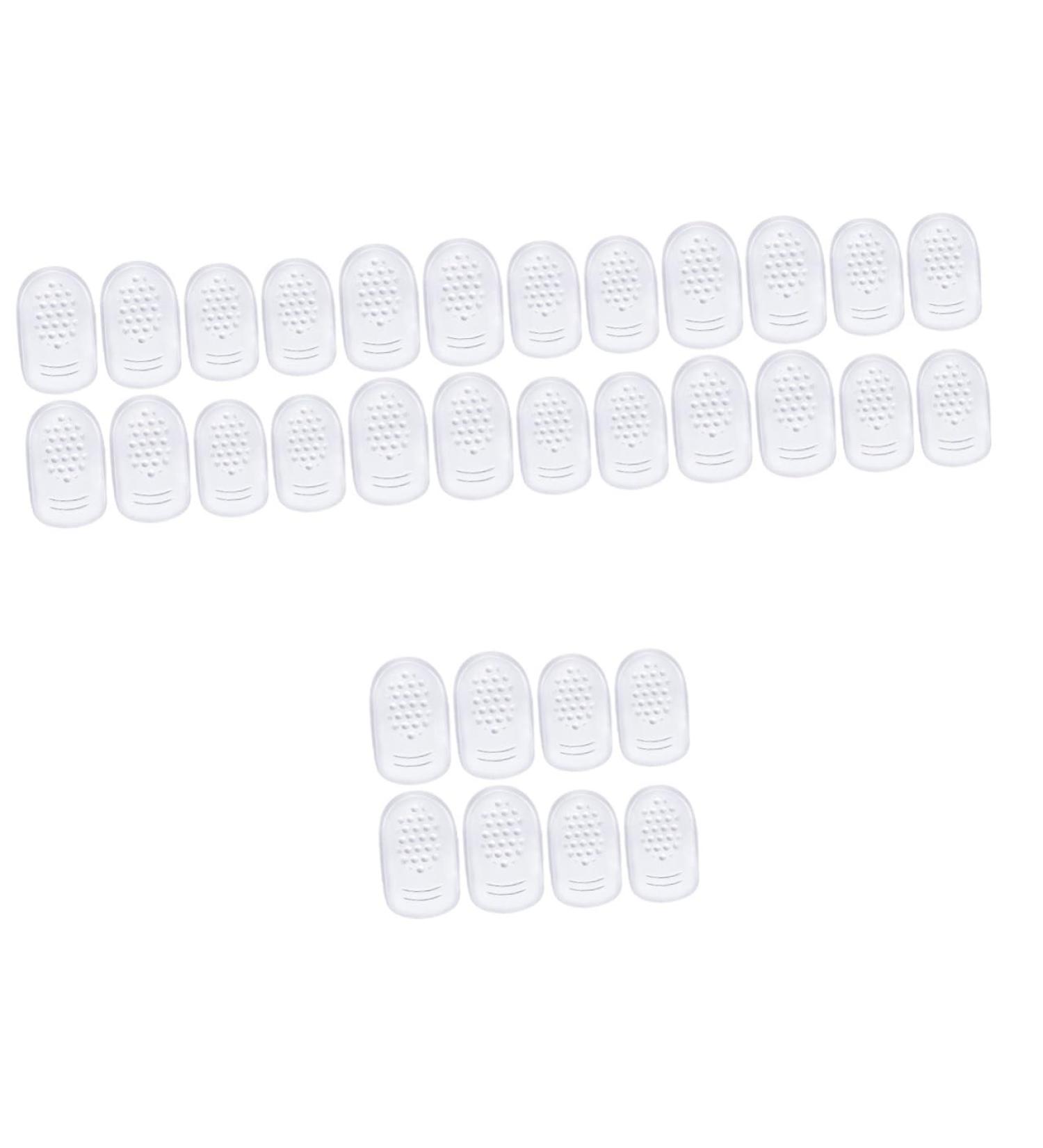 Mobestech 16 Pairs Self-Adhesive Silicone Heel Pads - U-Shaped High Heel Inserts for Women - Comfort Grip Shoe Pads for Formal Wear & Exercise - Buy Online on GoSupps.com