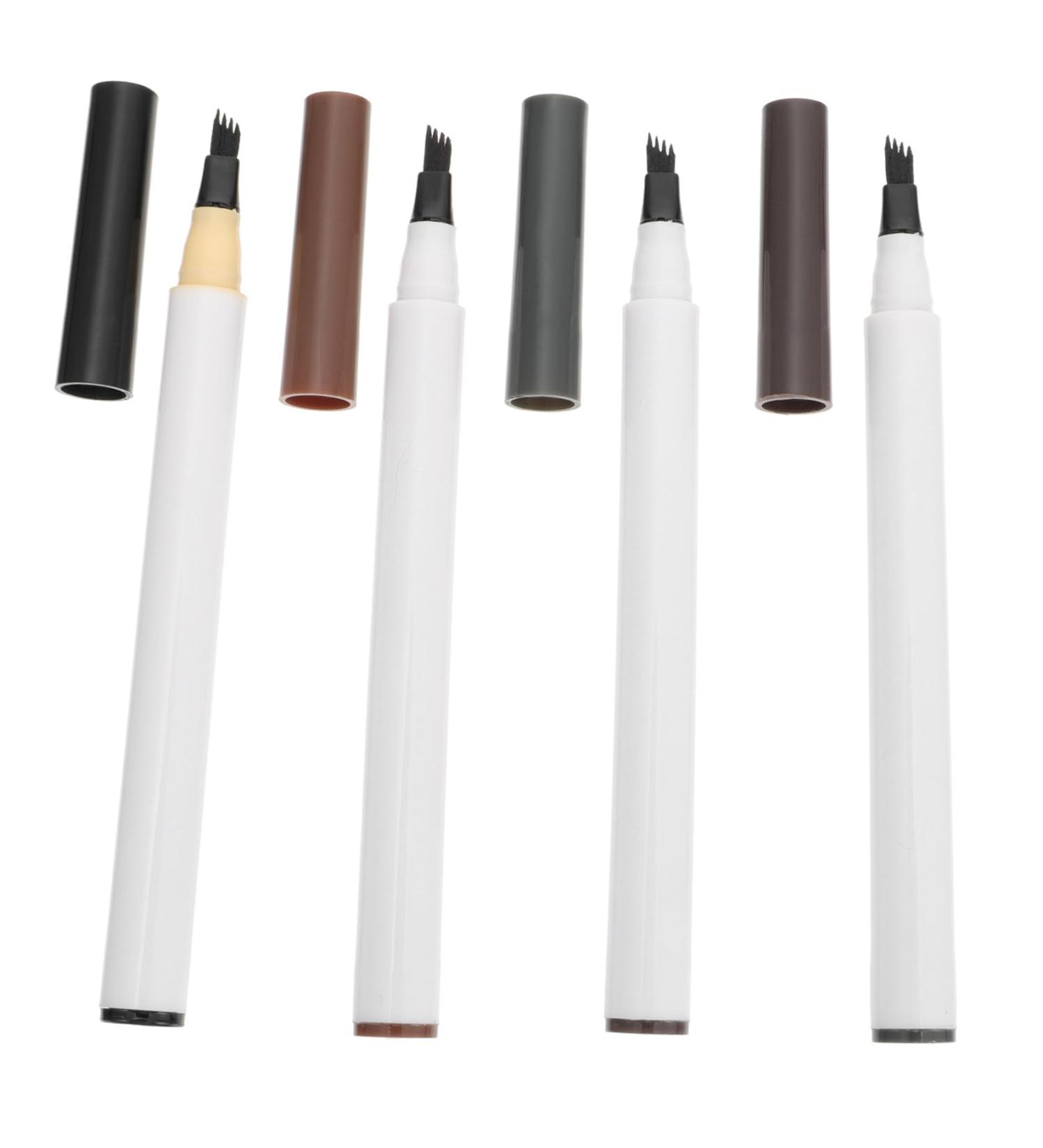 Angoily 8 Pcs Four Forked Eyebrow Pencil Miss Cosmetic Eyebrow Powder - Buy Online on GoSupps.com