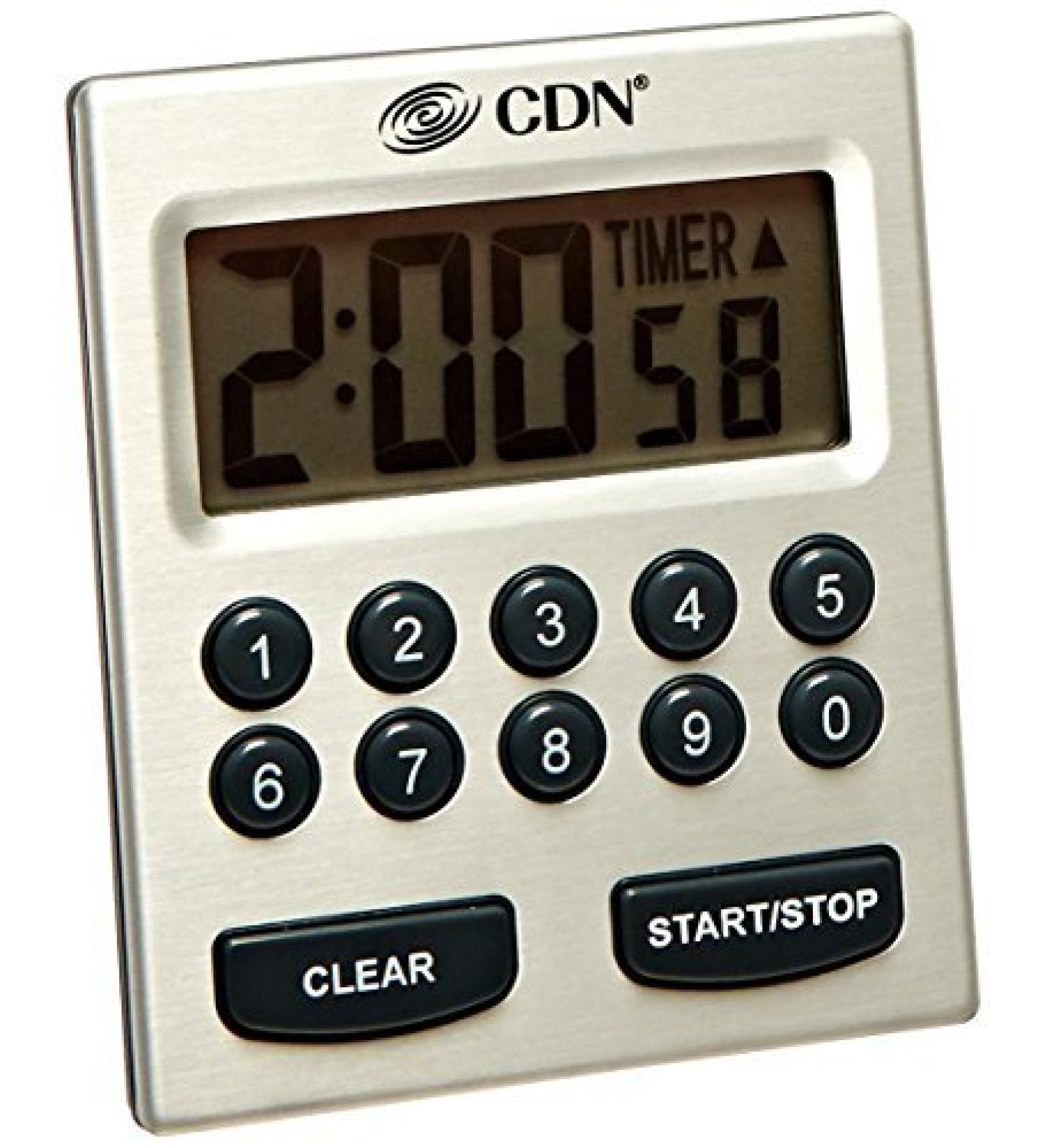 CDN TM30 Direct Entry 2-Alarm Timer-Alarm Sounds or Vibrates - 2 count