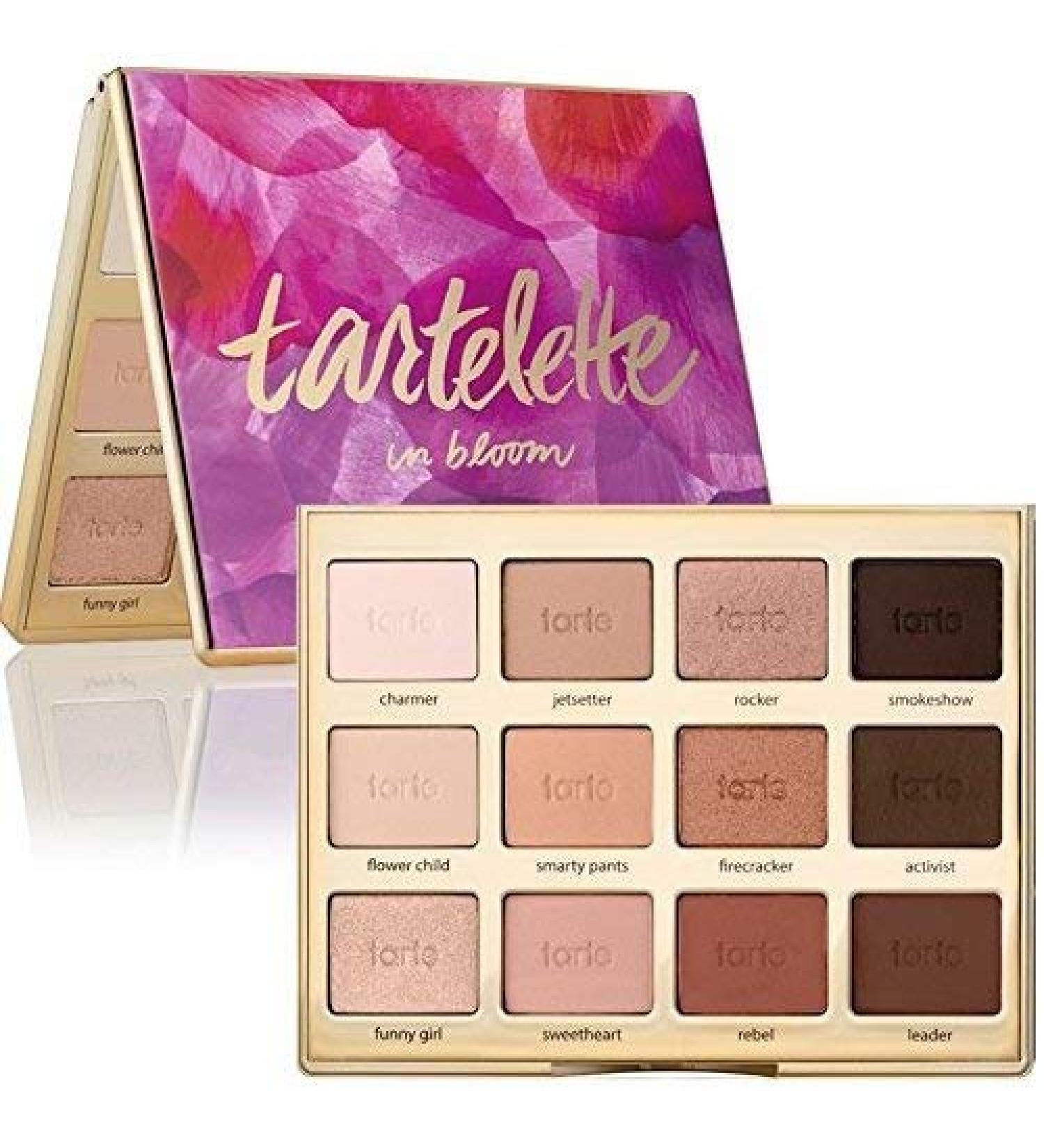 Tartelette in Bloom Clay Palette 12 Colors Eye Shadow By Tarte High Performance Naturals