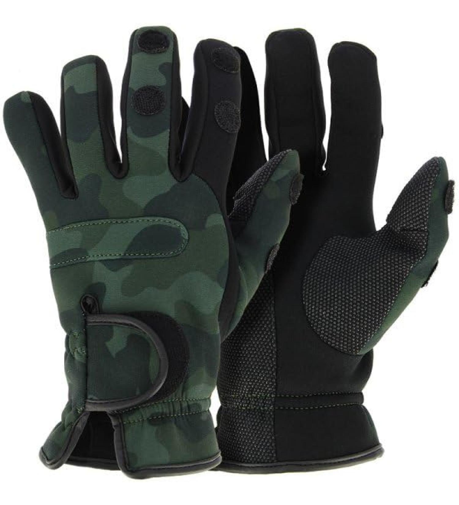 A&N Neoprene Camouflage Fishing Gloves for Winter | Size M-XL | Best International Shipping - Buy Online on GoSupps.com