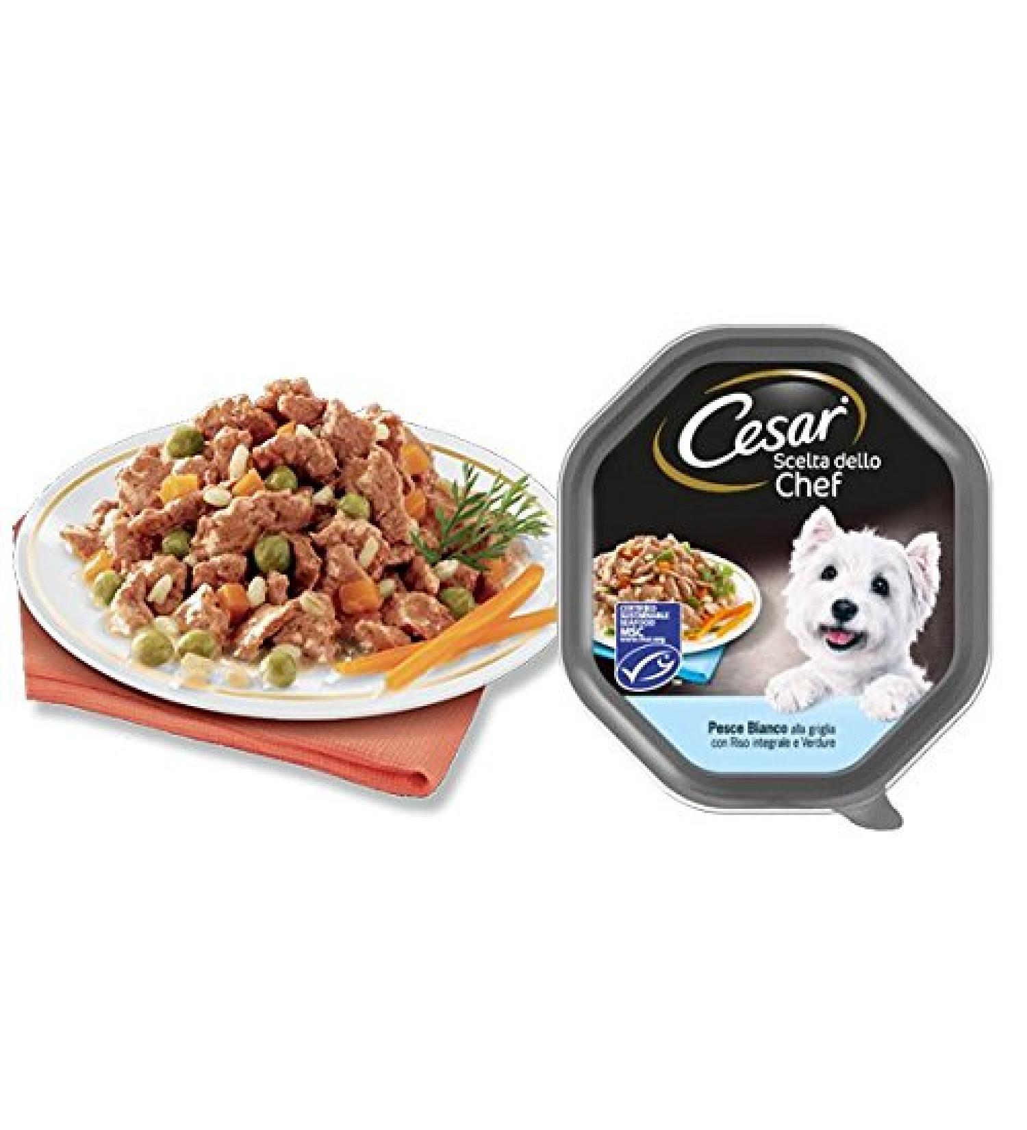 CESAR chef fish rice and vegetables 14 x 150g - Buy Online on GoSupps.com