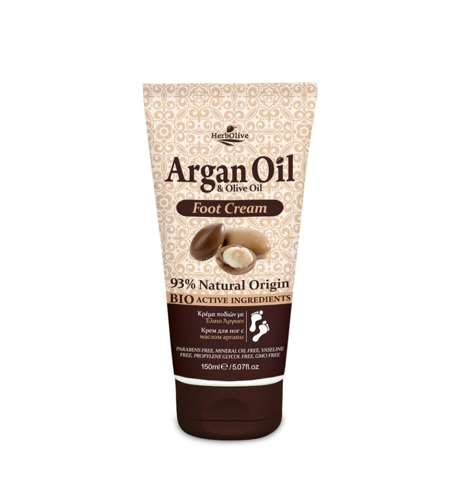 Herbolive argan oil foot cream 150ml
