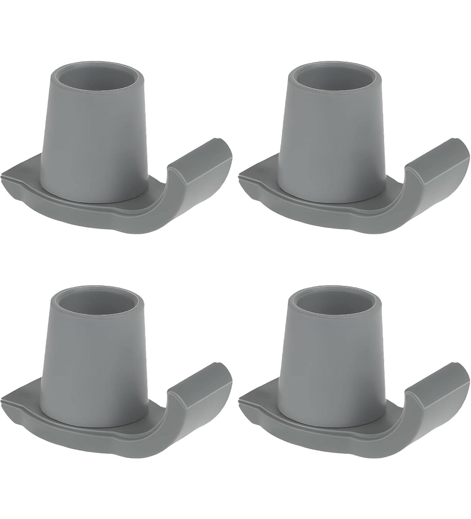 Walker Glide Skis 4 Pcs Universal Fit Walker ski Glides Easy to Use Rubber Walker Glides Walker Feet Replacement (Grey-4pc) - Buy Online on GoSupps.com