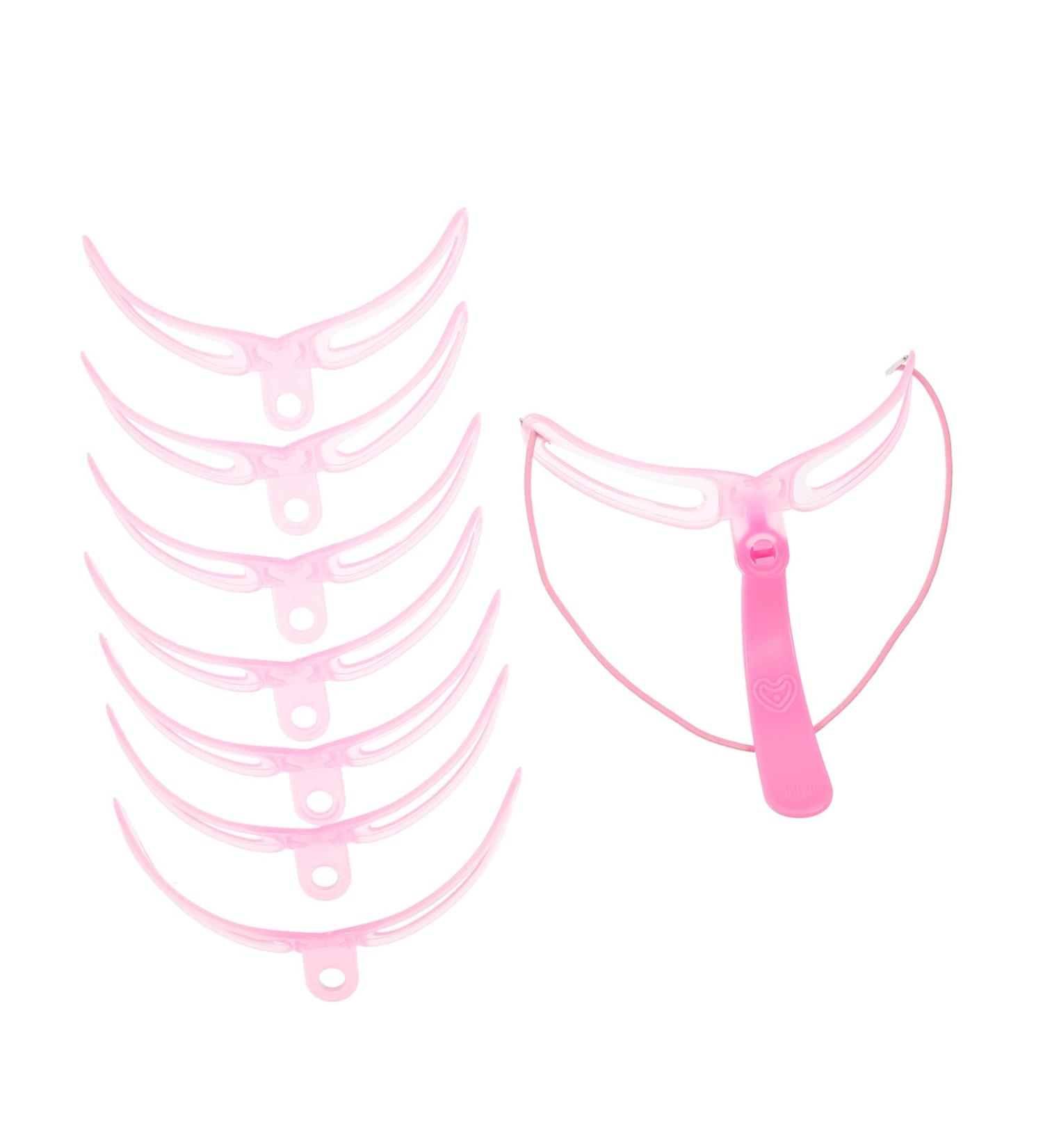 VINTORKY Eyebrow Tools 3 Sets Eyebrow Aid Eyebrows Drawing Template Plastic Travel Eyebrow Tool Replaceable Accessories - Buy Online on GoSupps.com