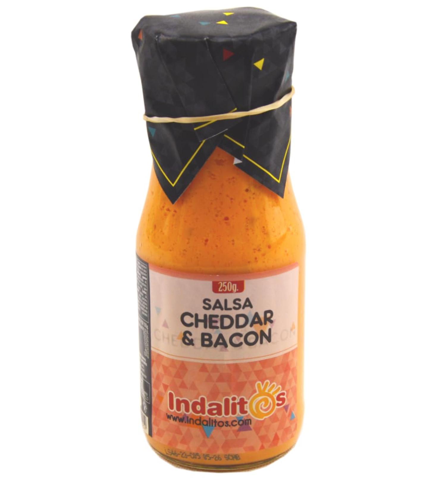 Indalitos - Cheddar and Bacon Sauce - Pack 3 x 250g