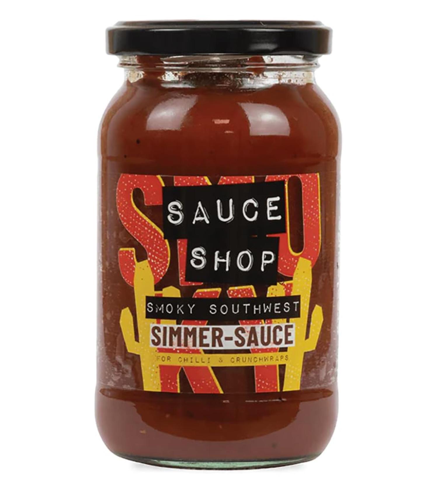 Sauce Shop | Smoky Southwest Simmer Sauce | Cooking Sauce | Mild Spice | Vegan | 360g