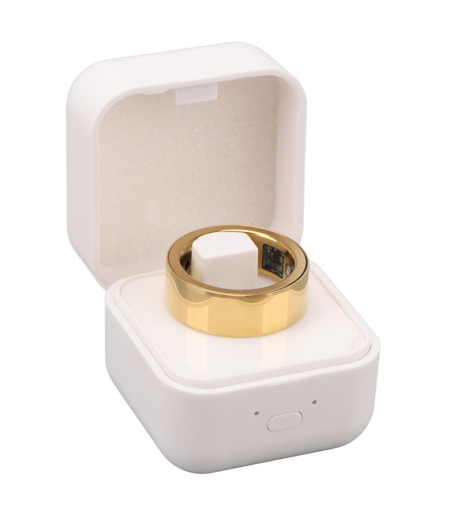 Buy Stylish IPX8 Smart Ring Upgrade | Intelligent Sleep Monitor & Health Tracker | Gold No.18 - Perfect for Daily Use - Buy Online on GoSupps.com