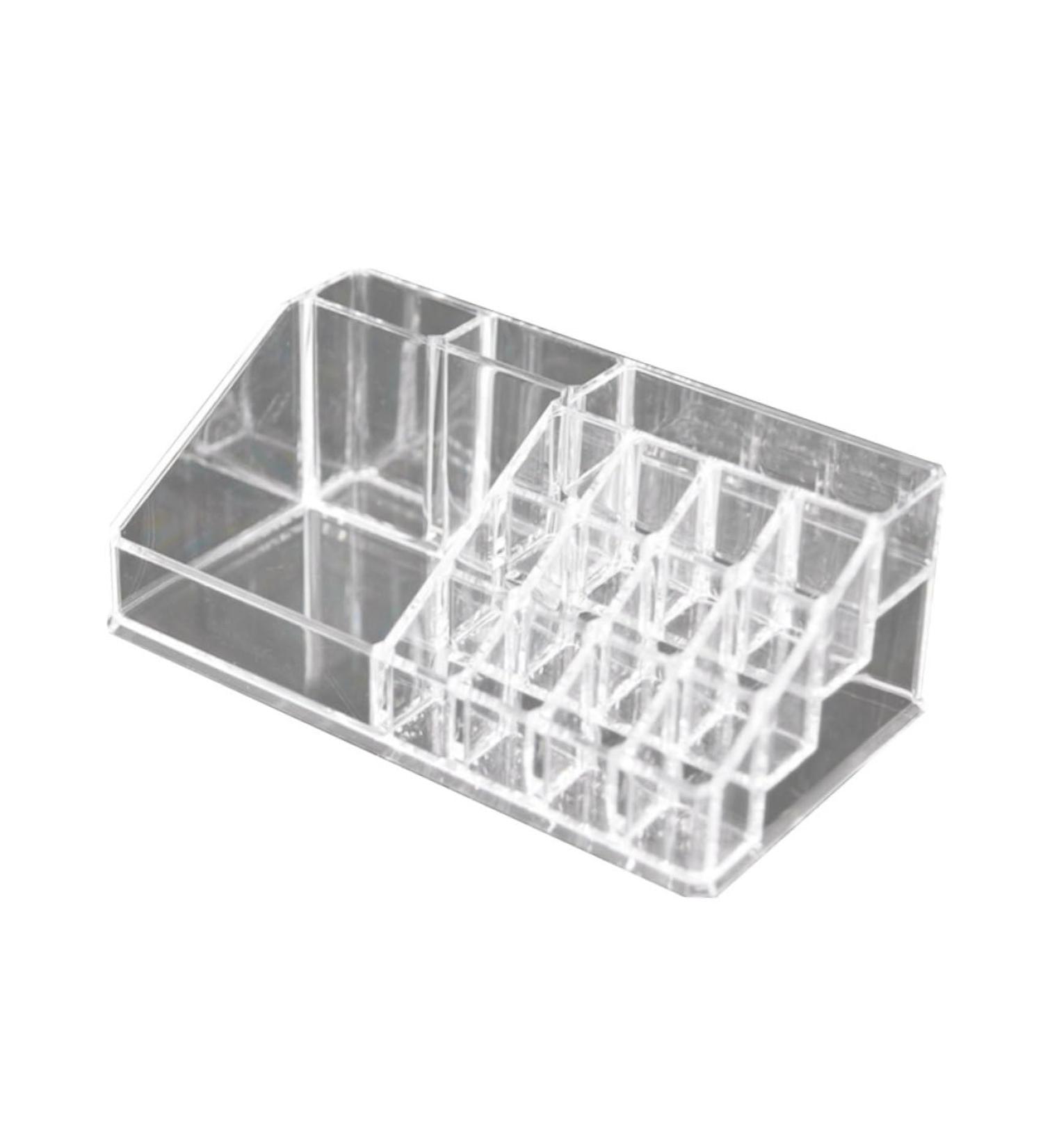 DRESSOOS Box Lip Shadow Storage Lipsticks Eye Pressed for Blusher Cosmetic Acrylic Gross Stand Transparent - Buy Online on GoSupps.com