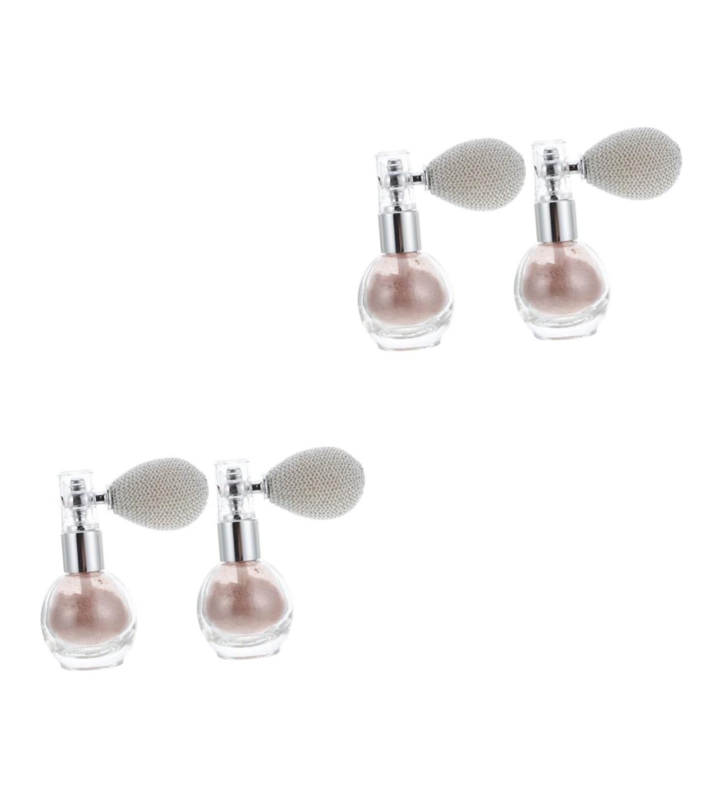 FOMIYES 4 Pcs Spray Glitter Glass Spray Bottle Glitter Powder Spray Highlighter Powder Sprayer Makeup Tools As Shown 2x2pcs 7.5x6cmx2pcs - Buy Online on GoSupps.com