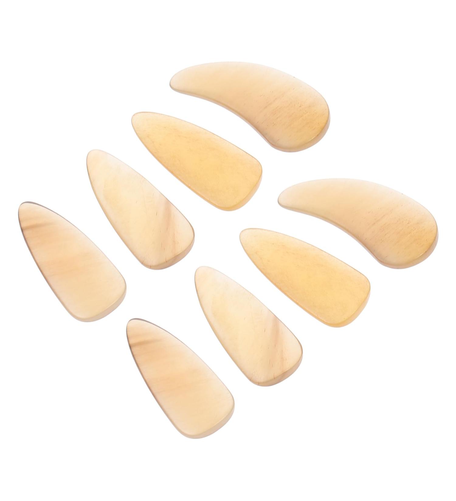 POPETPOP Guitar Pick 8 Pcs Guzheng nail pieces fingernail protectors kids guitar picks Finger Nails instrument fake nails para adultos kid stuff Guzheng Picks protection horns child 3X1.2X0.1CM Light Yellow - Buy Online on GoSupps.com